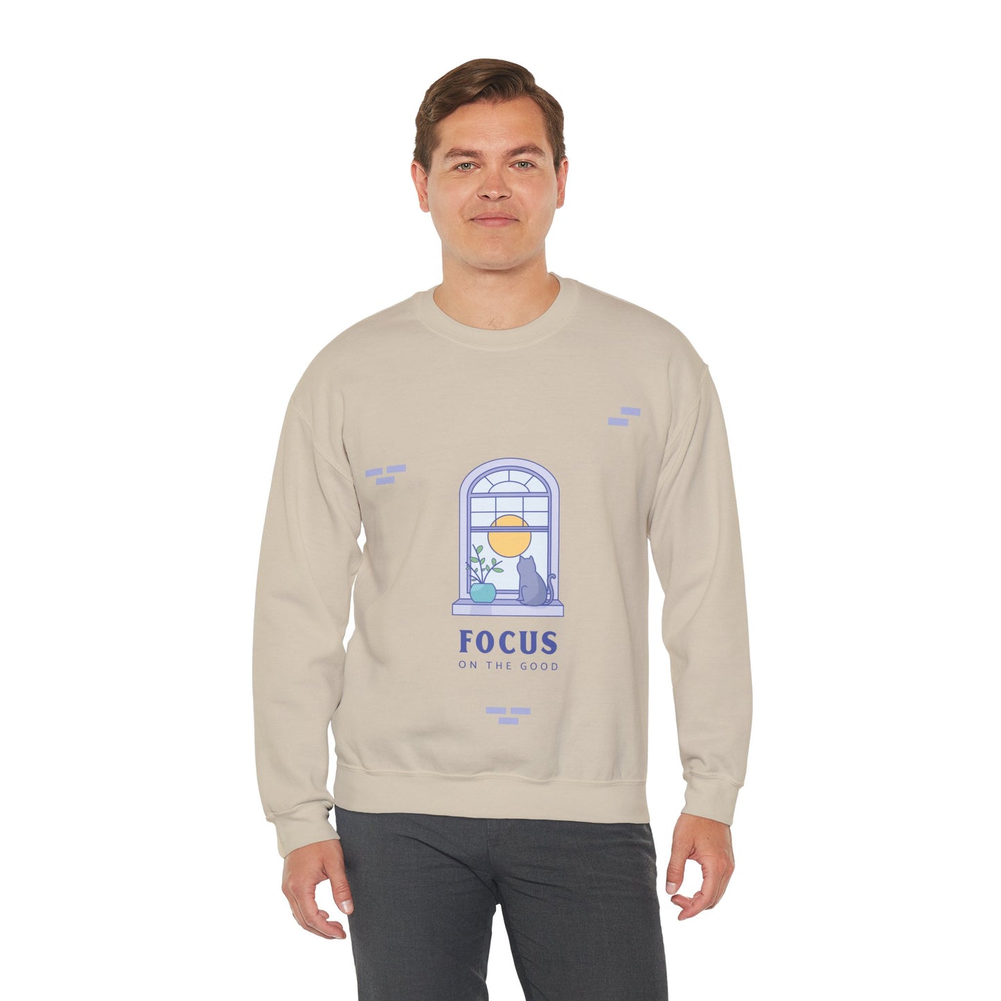 Sweatshirt "Focus on the Good" - Men