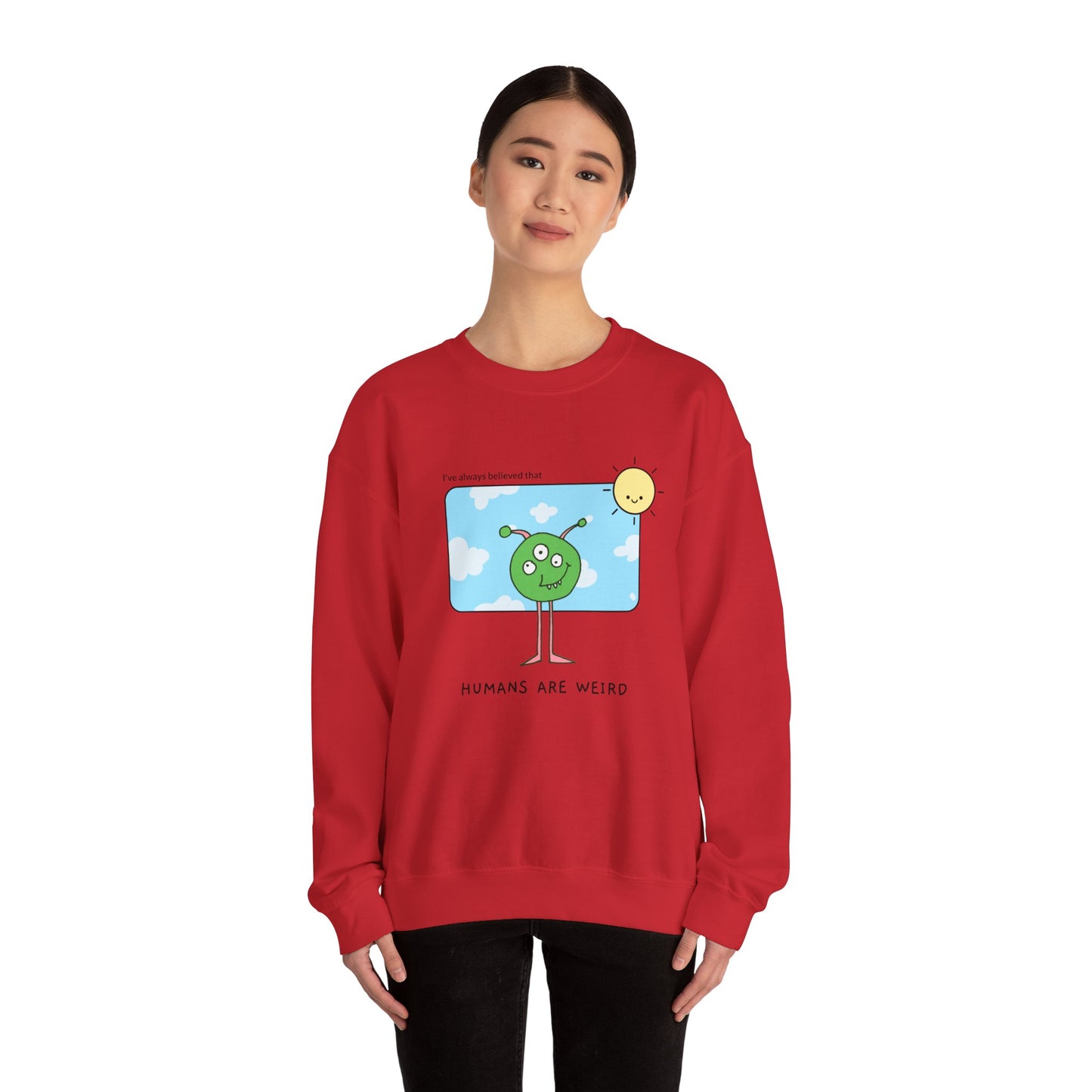 Sweatshirt "Humans are weird" - Woman