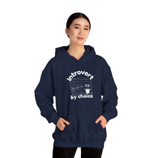 Sweatshirt con Capucha "Introvert by choice" - Woman