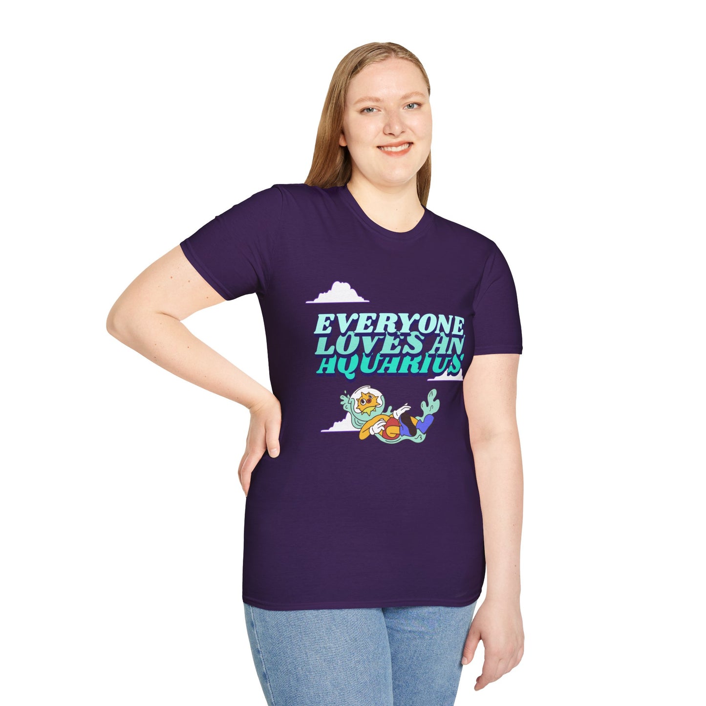 T-Shirt "Everyone loves an Aquarius" | Women