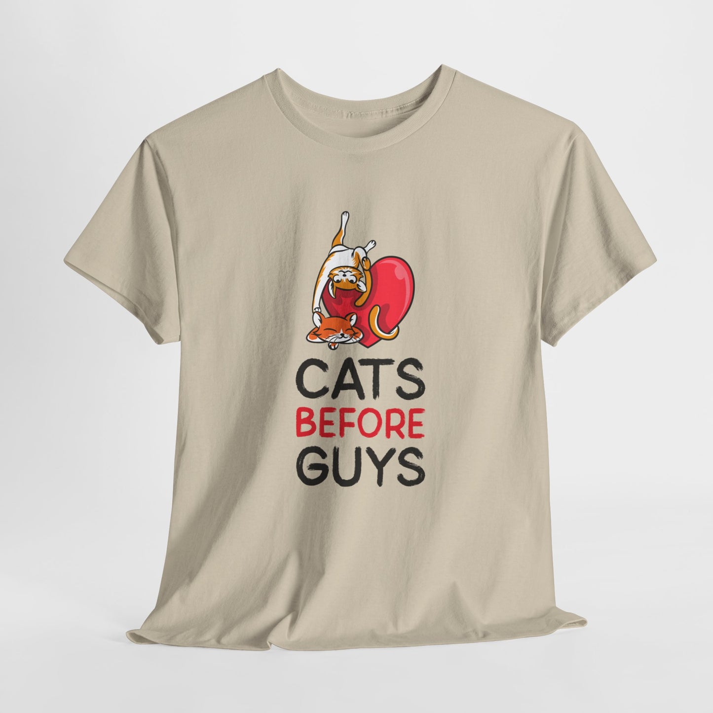 T-shirt - "Cats Before Guys" - Women - Romero's