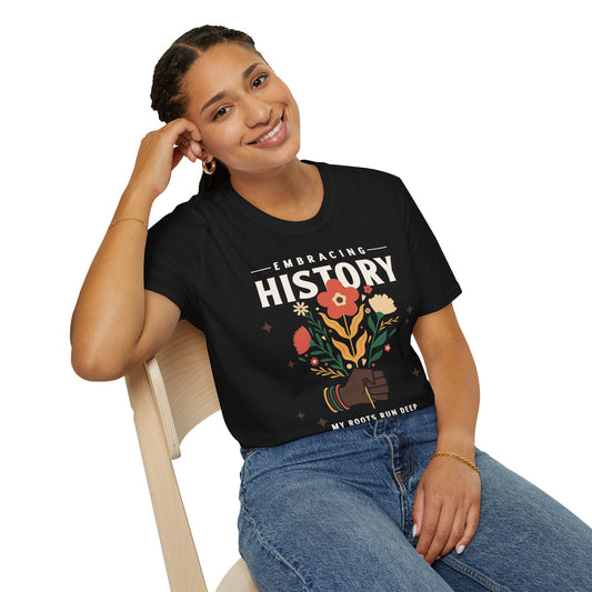 T-shirt "My Roos Run Deep, Embracing History" | Women | Romero's - Abrazando la Diversidad