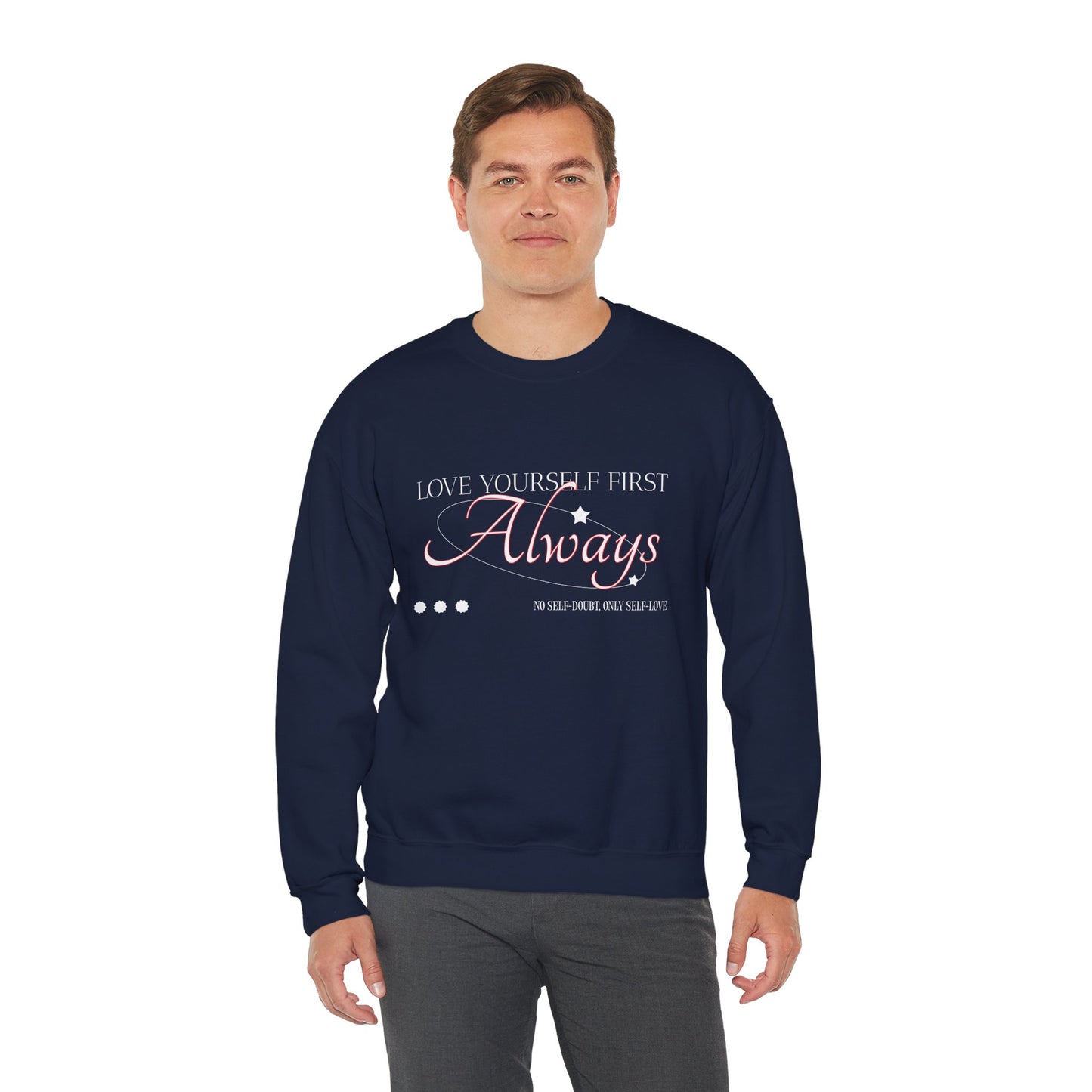 Sweatshirt "Ame-se Primeiro Sempre" - Homem