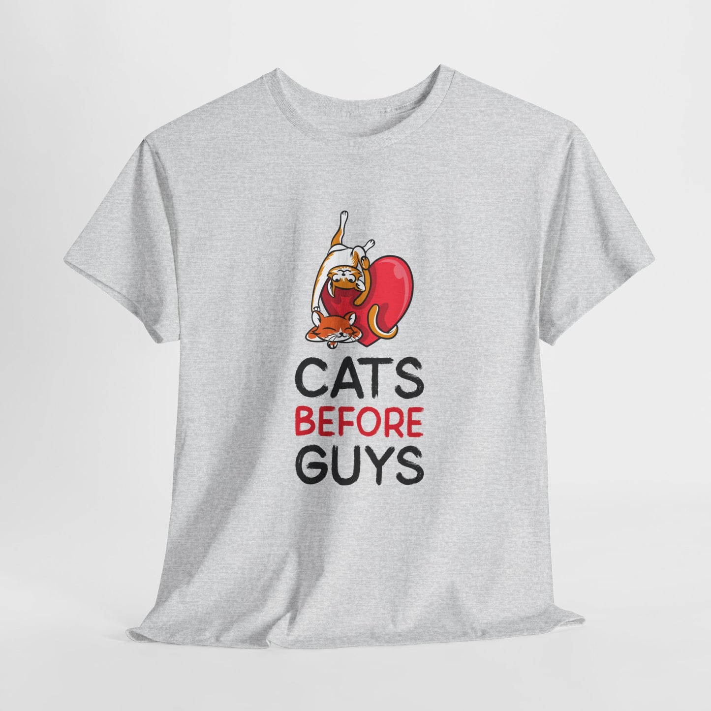 Camiseta - "Cats Before Guys" - Mulher - Romero's