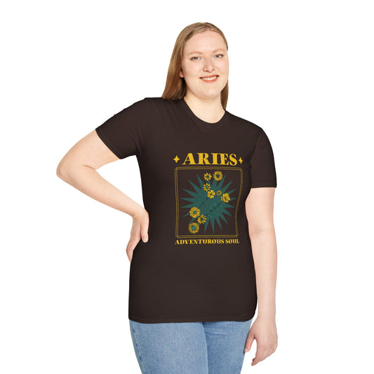 T-Shirt "Áries: Alma Aventureira" - Mulher