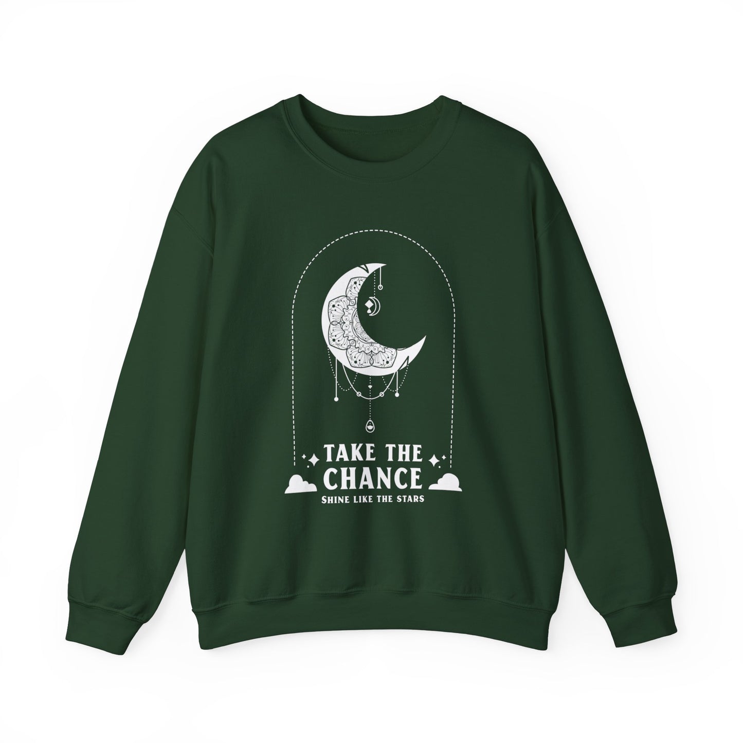 Sweatshirt "Aproveite a oportunidade, brilhe como as estrelas" - Mulher