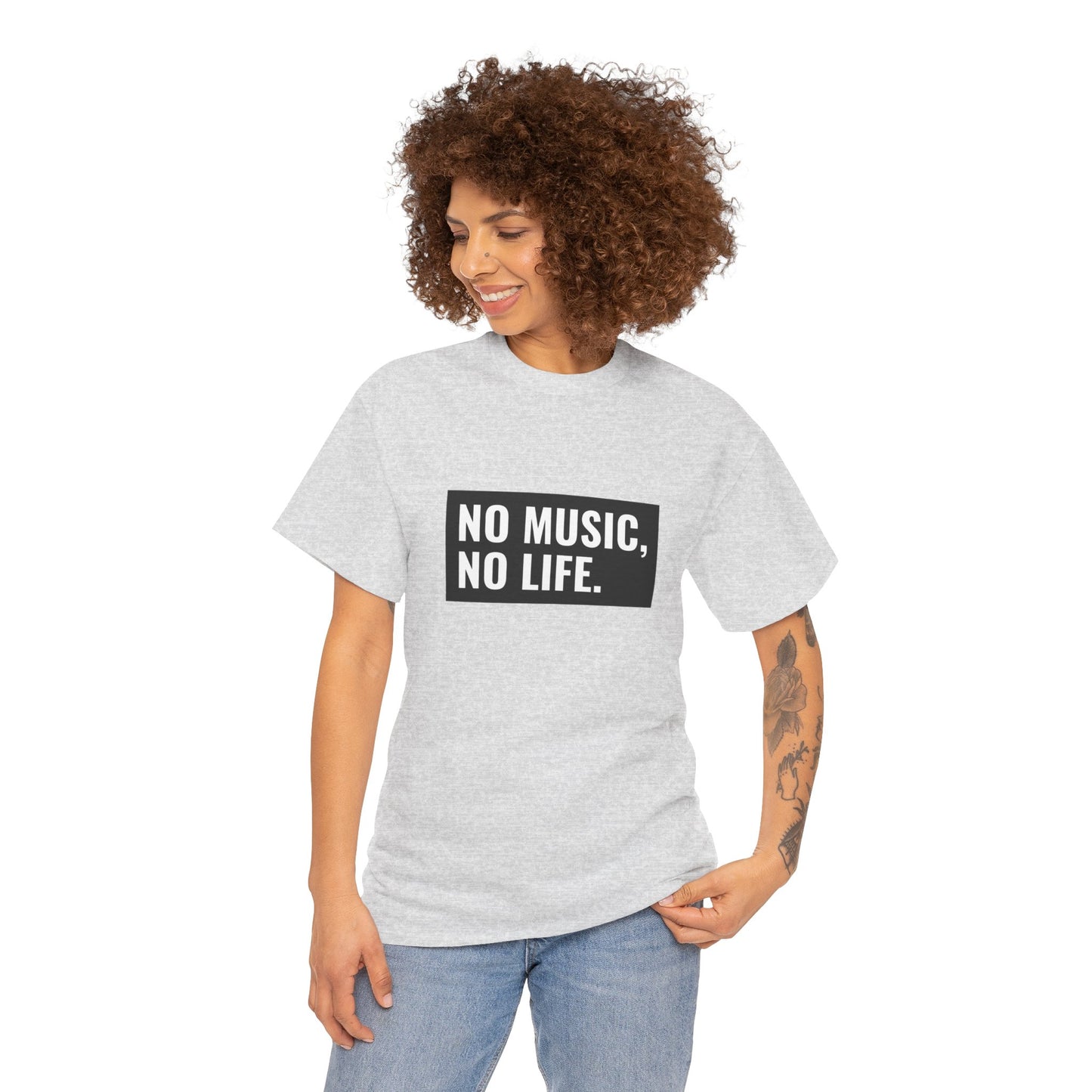 T-shirt - "Nenhuma música, nenhuma vida" | Mulheres | Romero