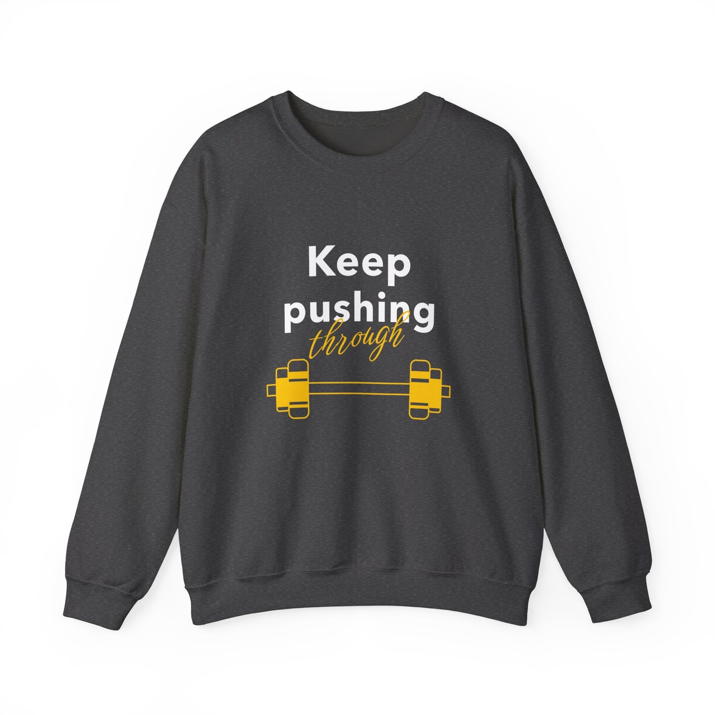 Sweatshirt "Continue empurrando" - Mulher