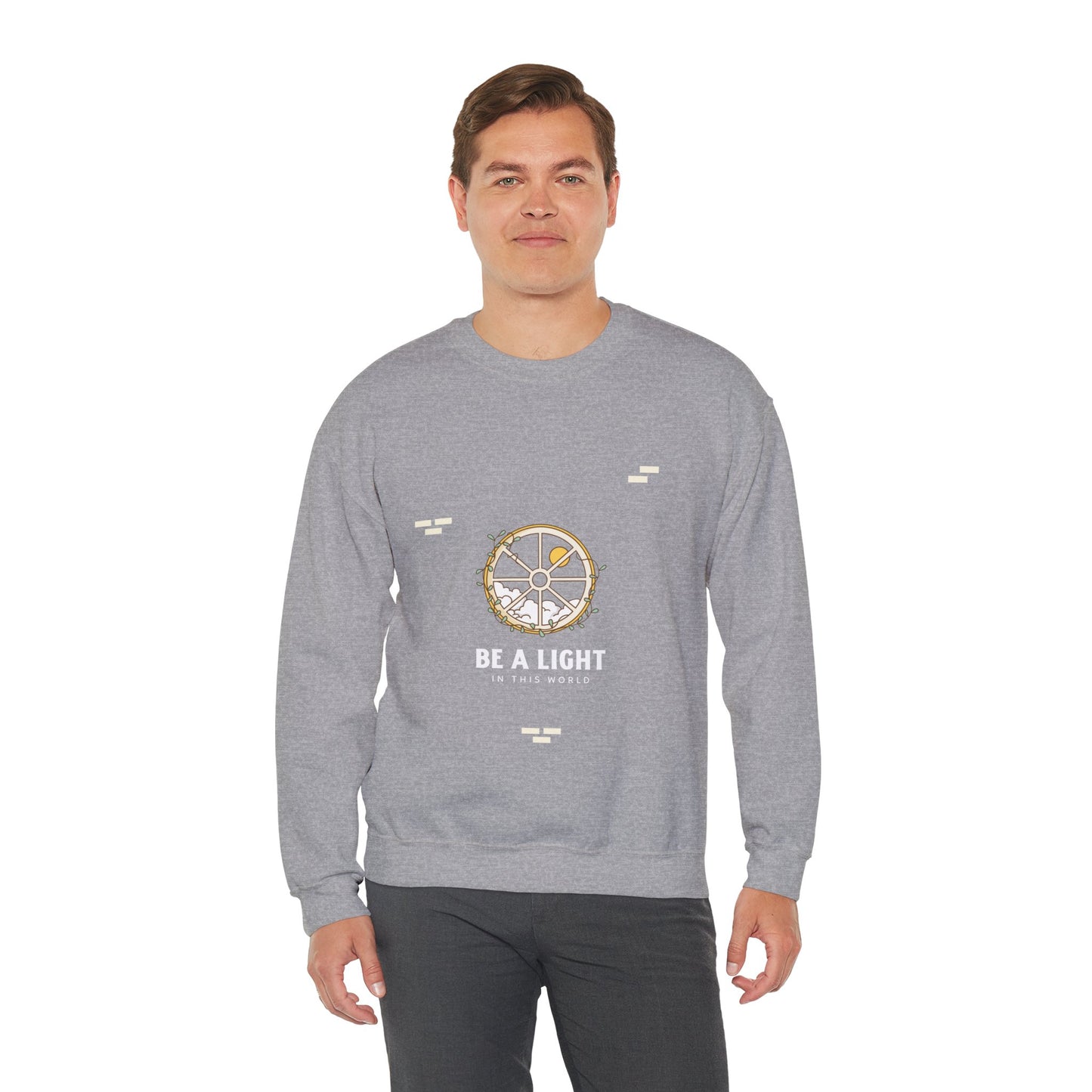 Sweatshirt "Be a Light in this World" - Men