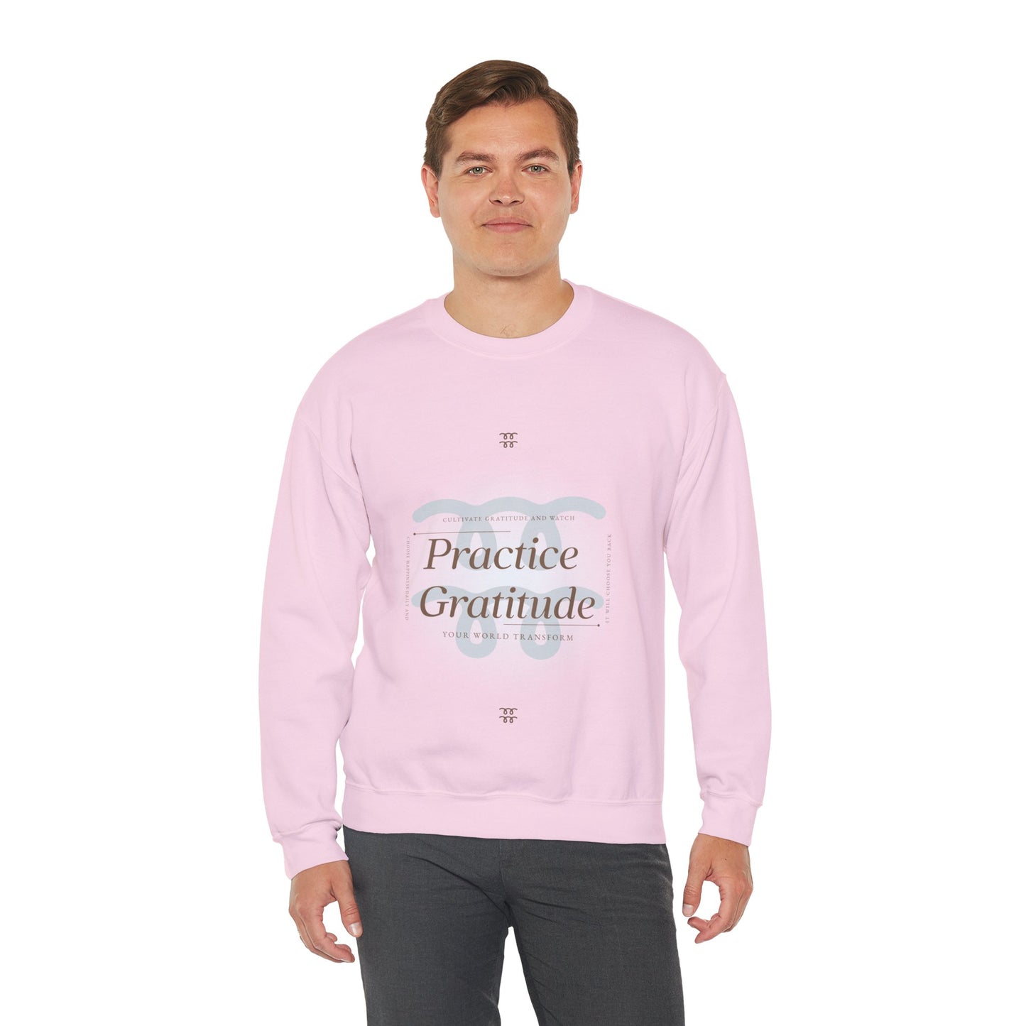 Sweatshirt "Pratique a Gratidão" - Homem