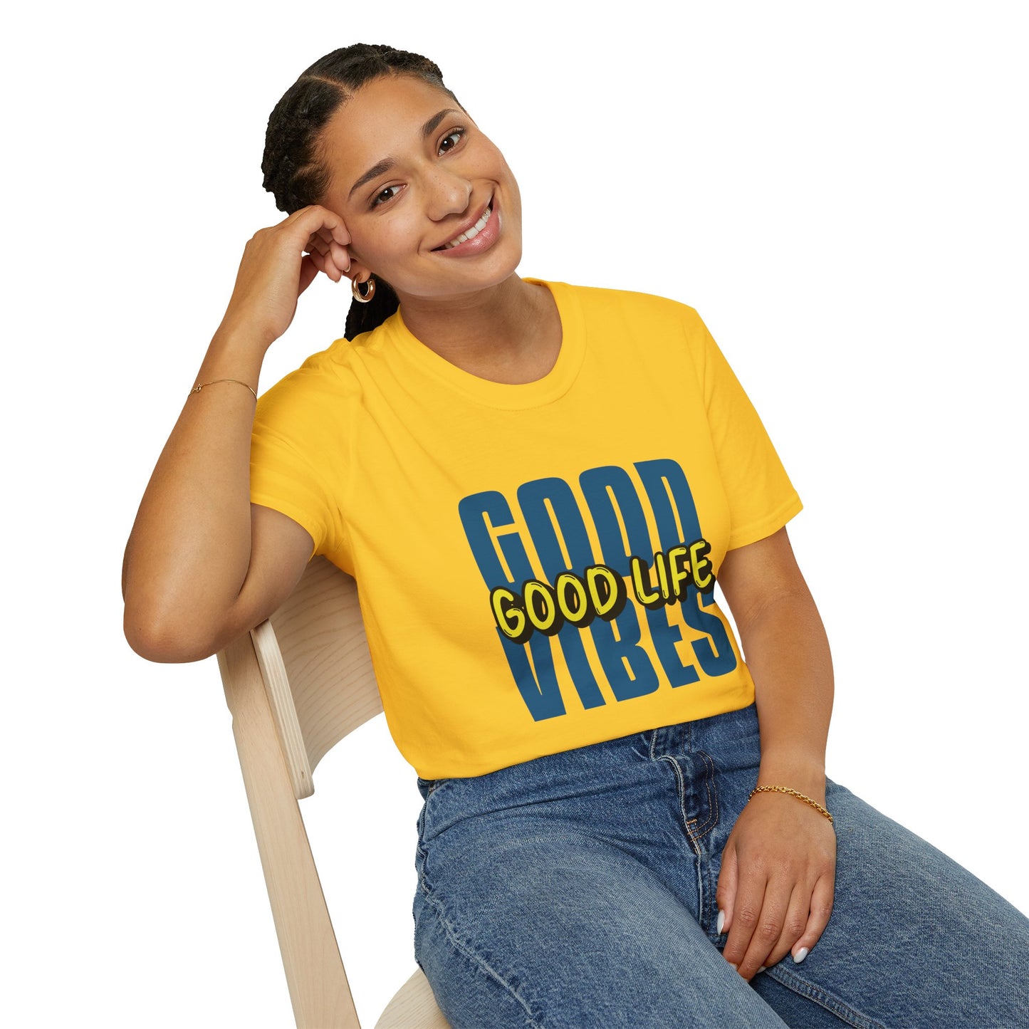 T-Shirt "Good Vibes, Good Life" - Woman