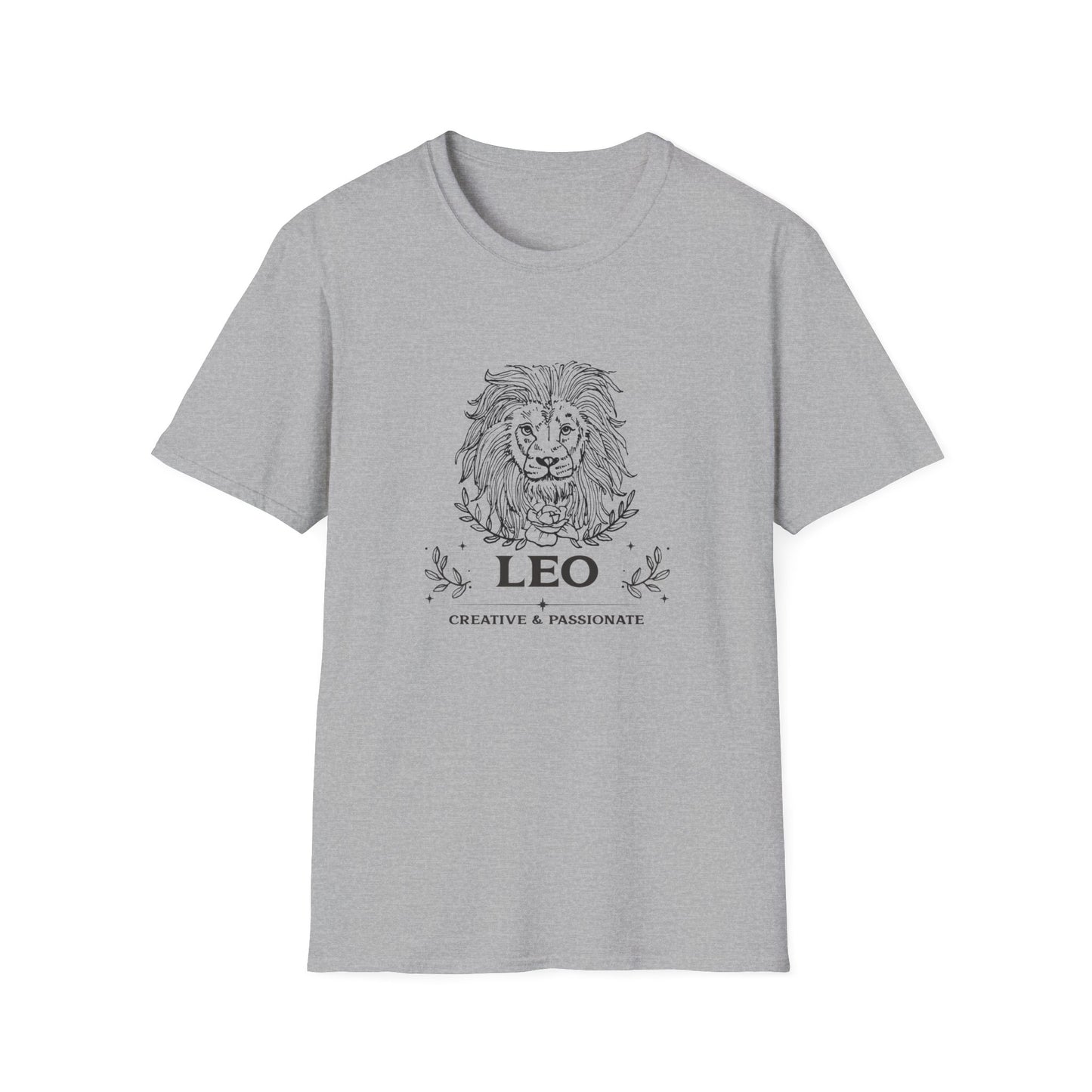 Camiseta "Leão: Criativo e Apaixonado" | Homem