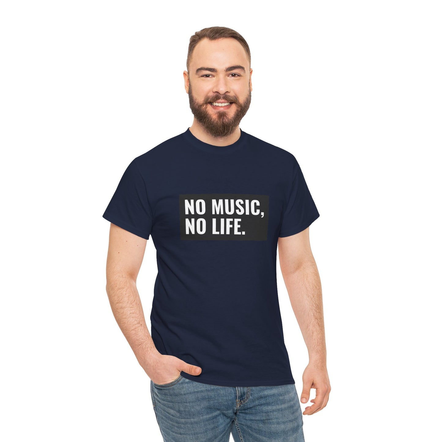 T-shirt - "Nenhuma música, nenhuma vida" | Homens | Romero