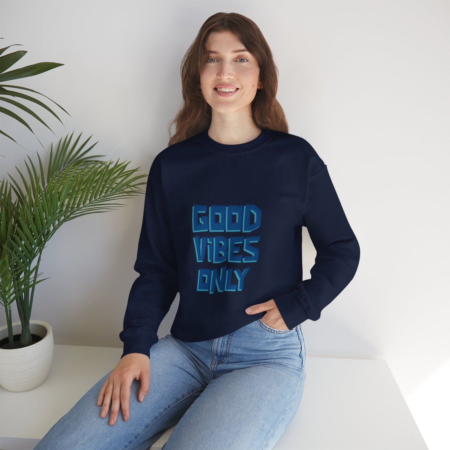 Sweatshirt "Good Vibes Only" -Woman