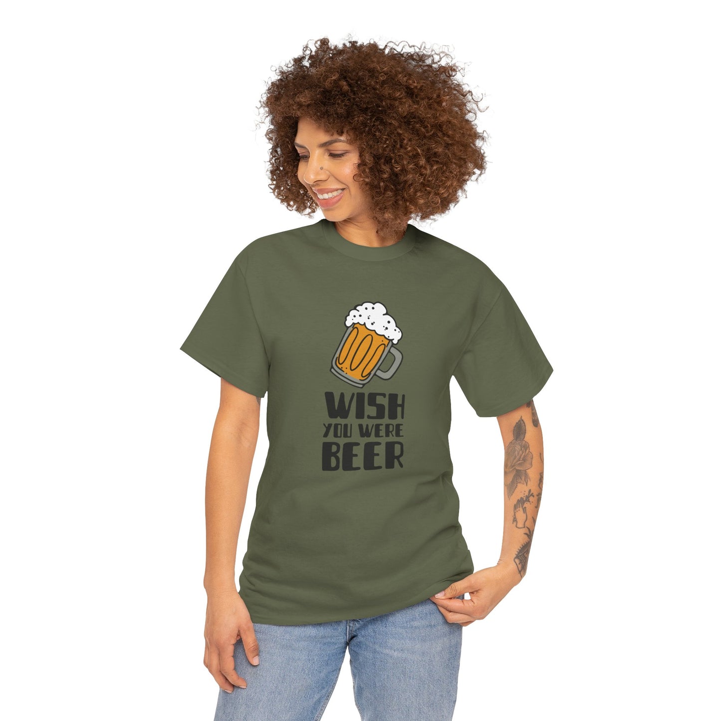 "Wish You Were Beer" Women's T-Shirt - Playful Tee