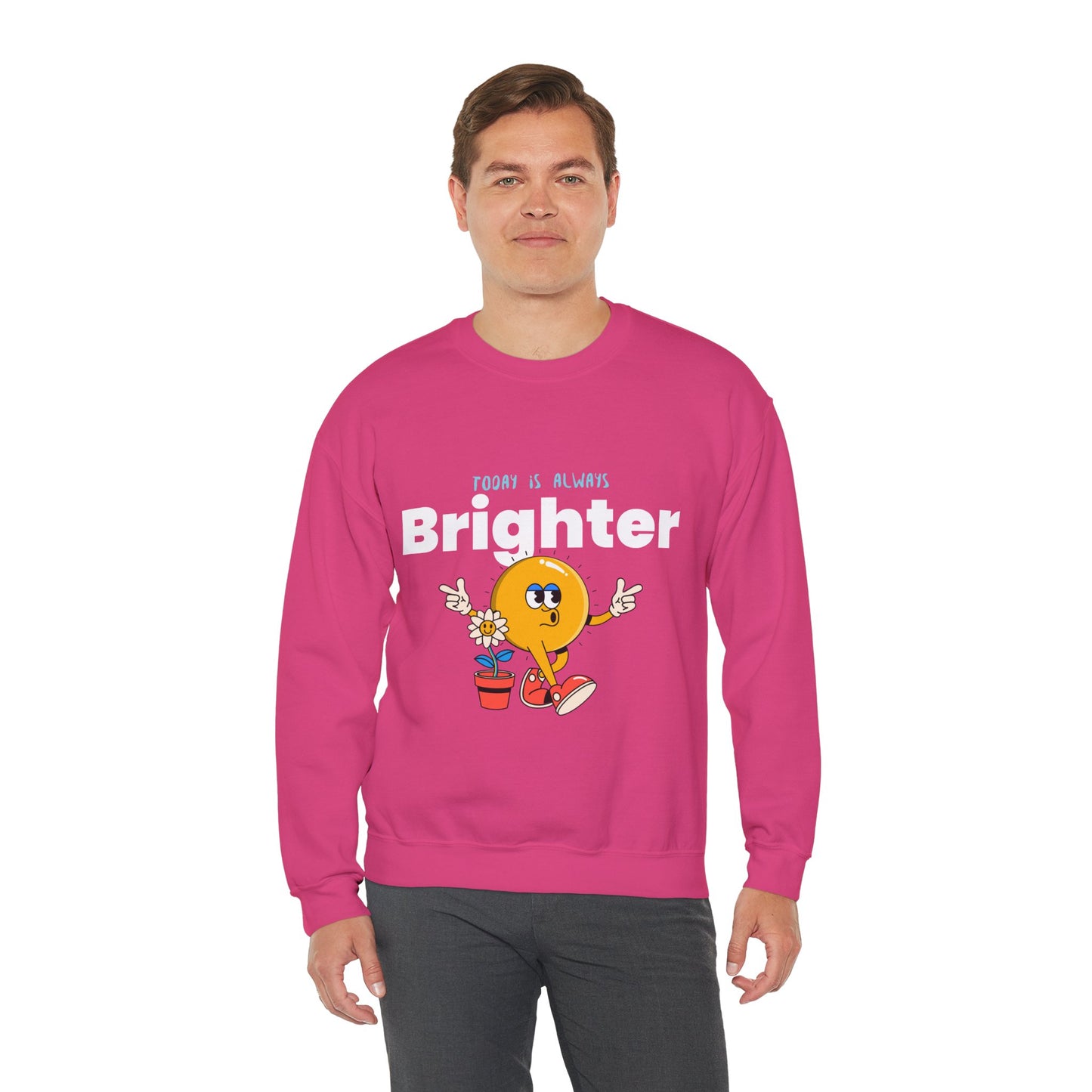 Sweatshirt "Hoje é sempre mais brilhante" - Homem