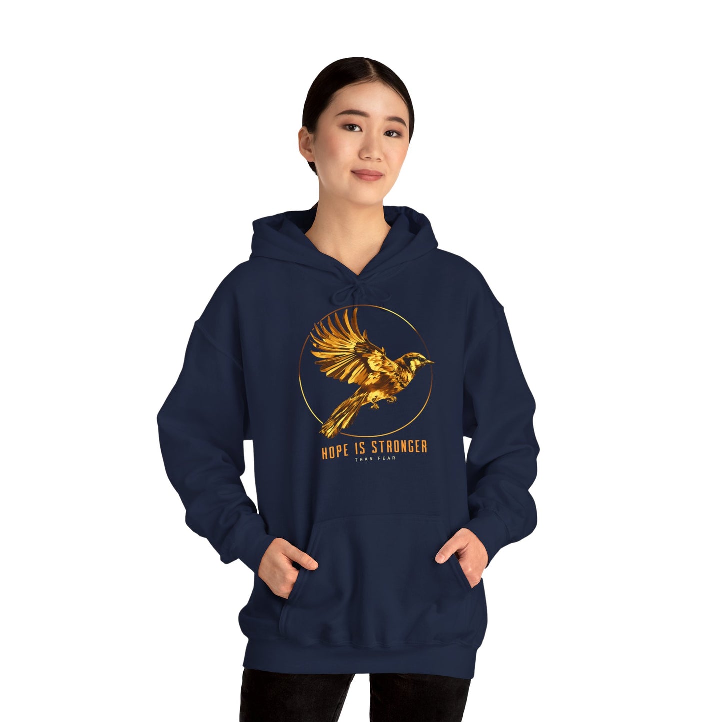 Sweatshirt "A esperança é mais forte que o medo" - Mulher