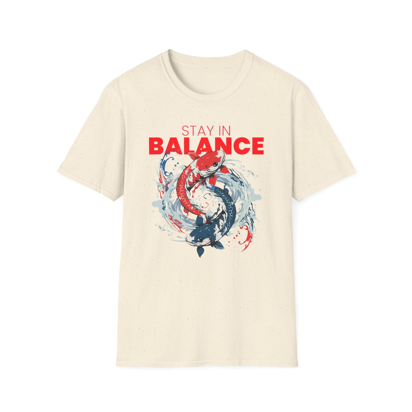 T-Shirt "Stay in Balance: Peces Ying Yang" | Men | Romero's - Estilo con Intención