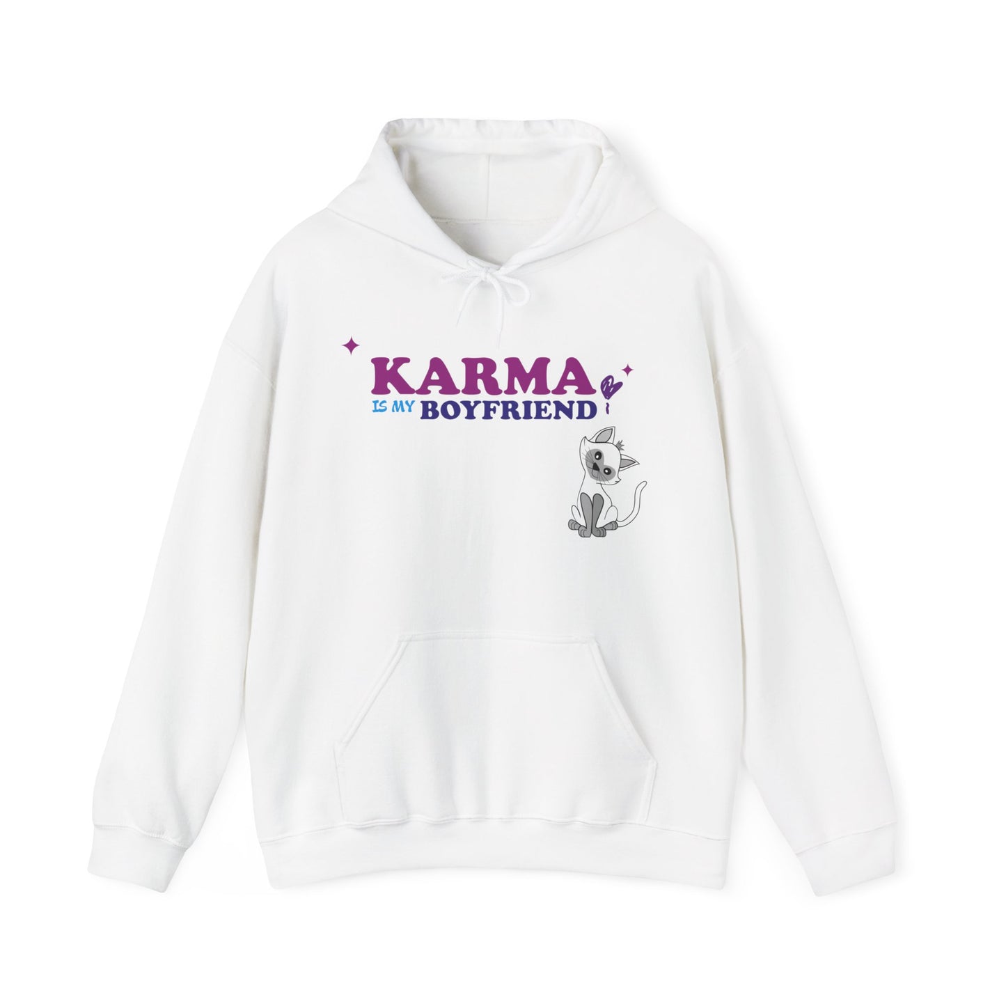 Sweatshirt "Karma Is My Boyfriend" - Mulher