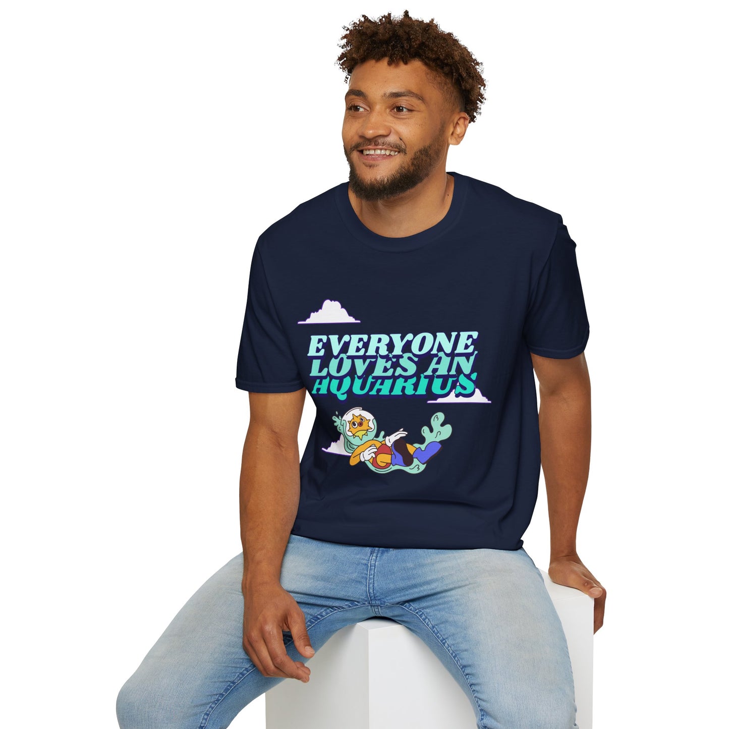 T-Shirt "Everyone loves an Aquarius" | Men