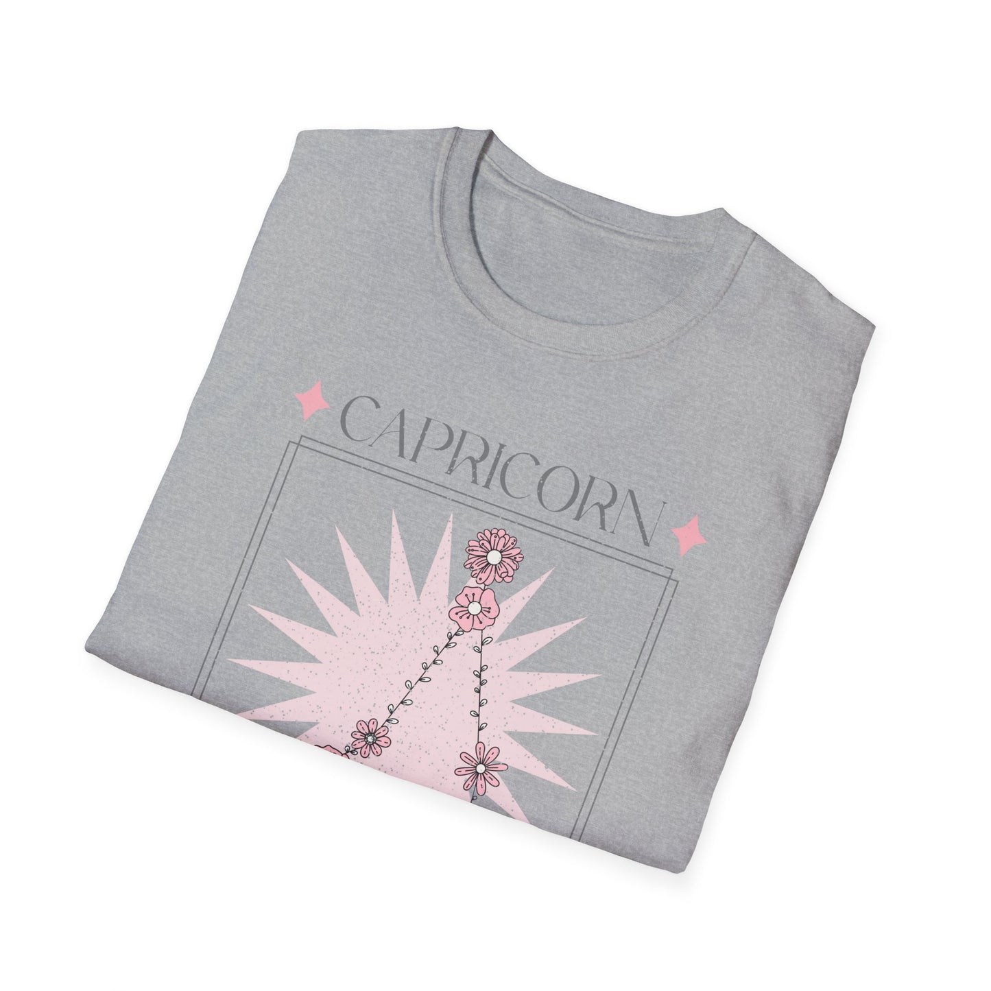 T-Shirt "Capricórnio: Ambicioso e Disciplinado" - Mulher