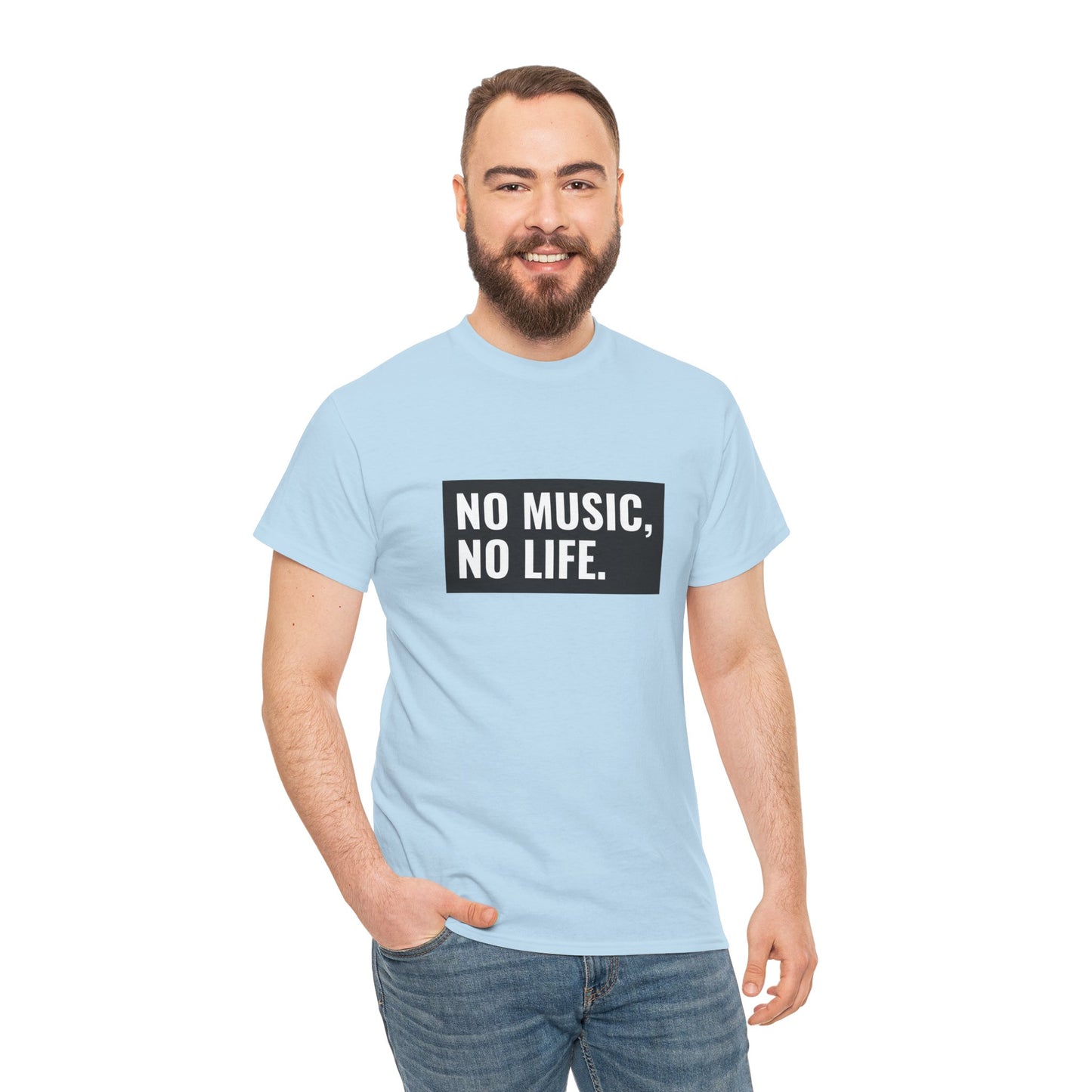 T-shirt - "Nenhuma música, nenhuma vida" | Homens | Romero