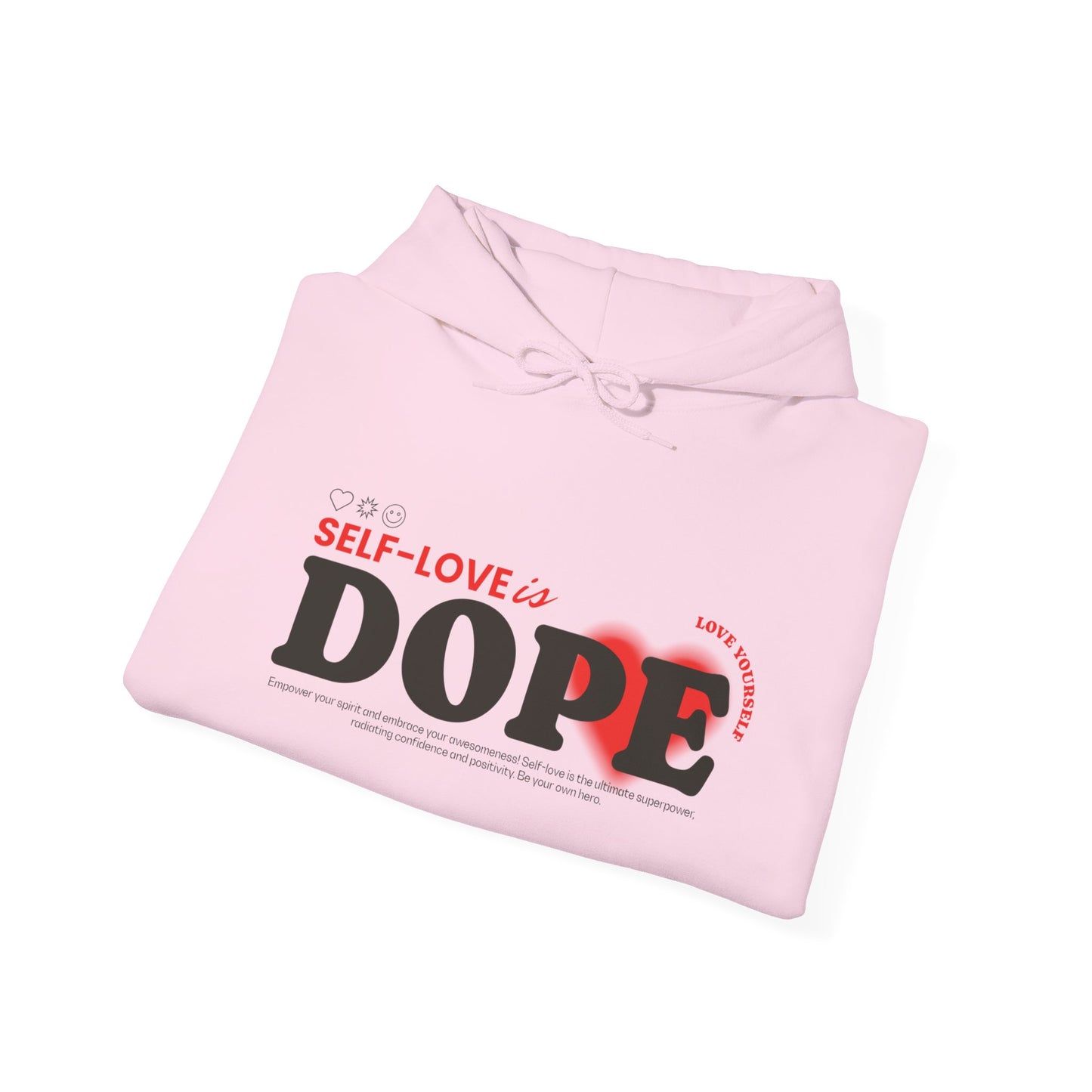 Moletom com capuz "Auto-love is Dope" - Feminino