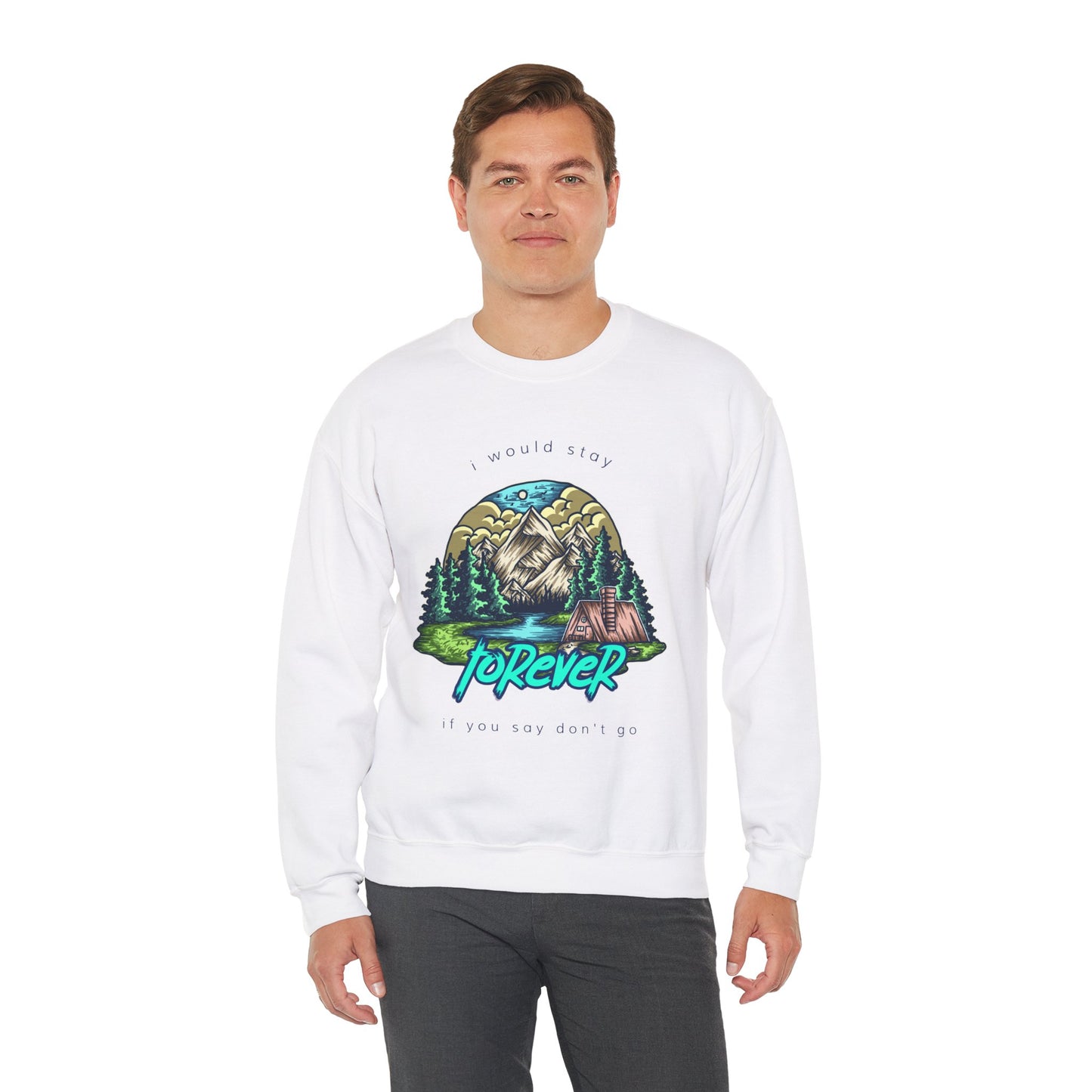 Sweatshirt "Say Don't Go" - Homem