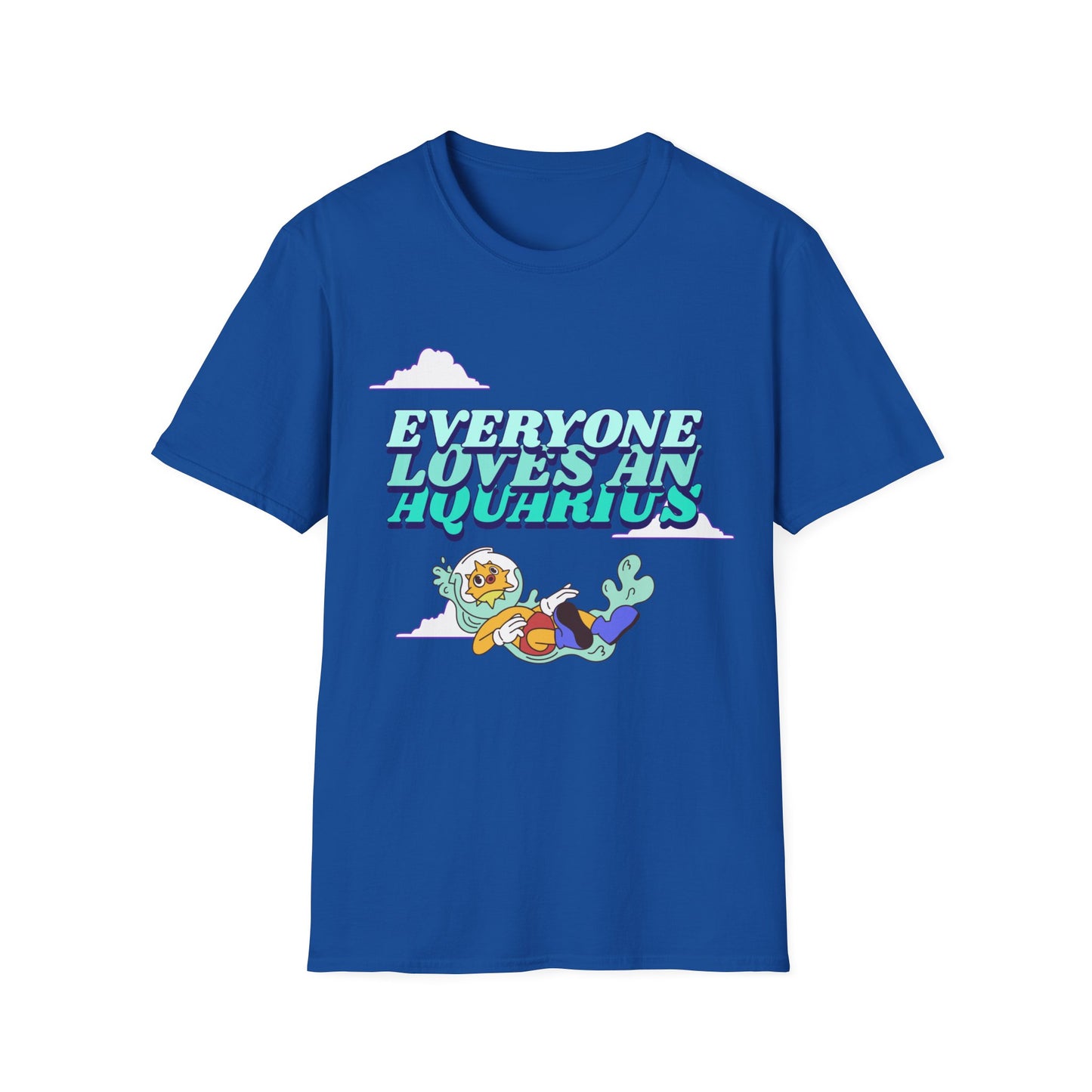 T-Shirt "Everyone loves an Aquarius" | Menu