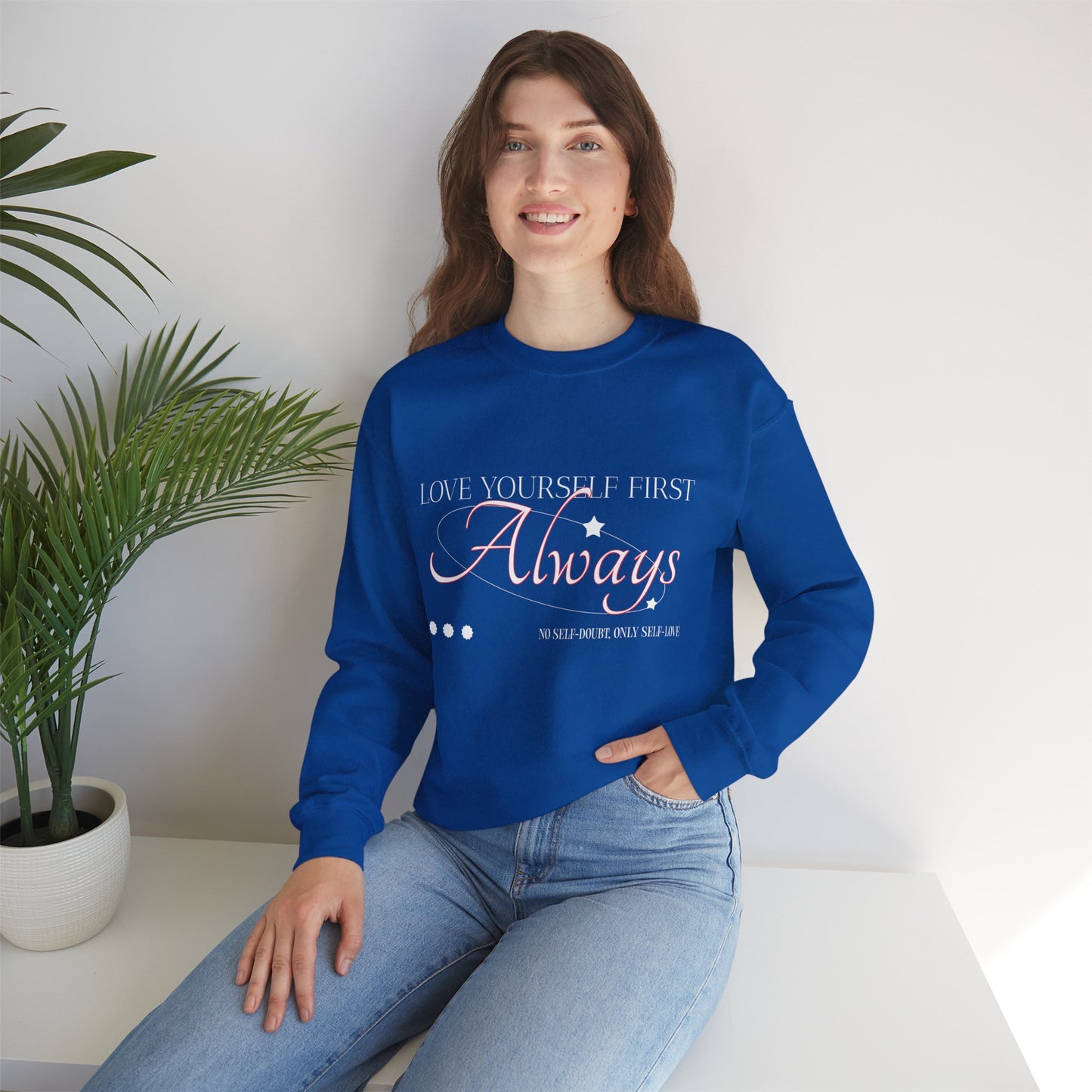 Sweatshirt "Ame-se Primeiro Sempre" - Mulher