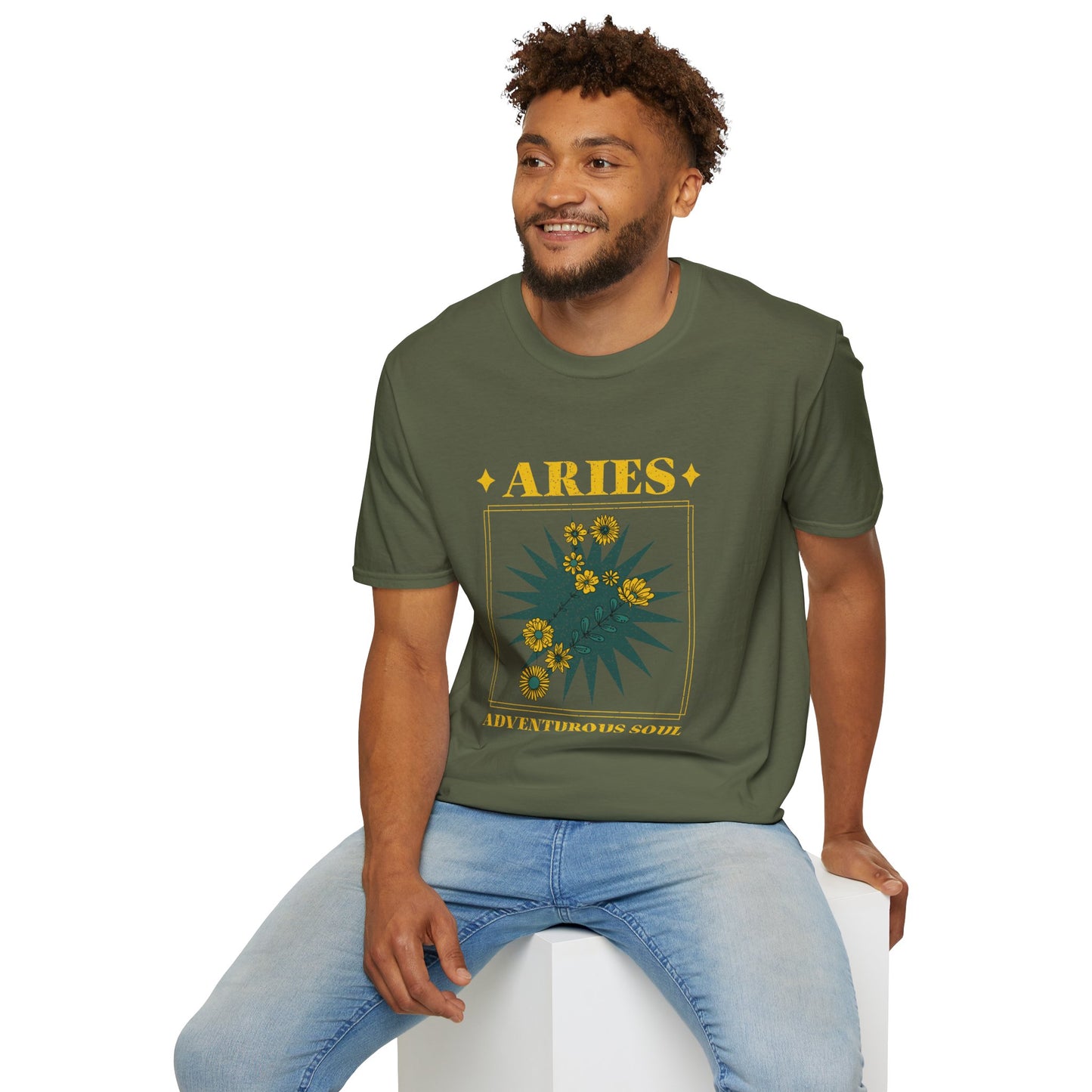 T-Shirt "Áries: Alma Aventureira" - Homem