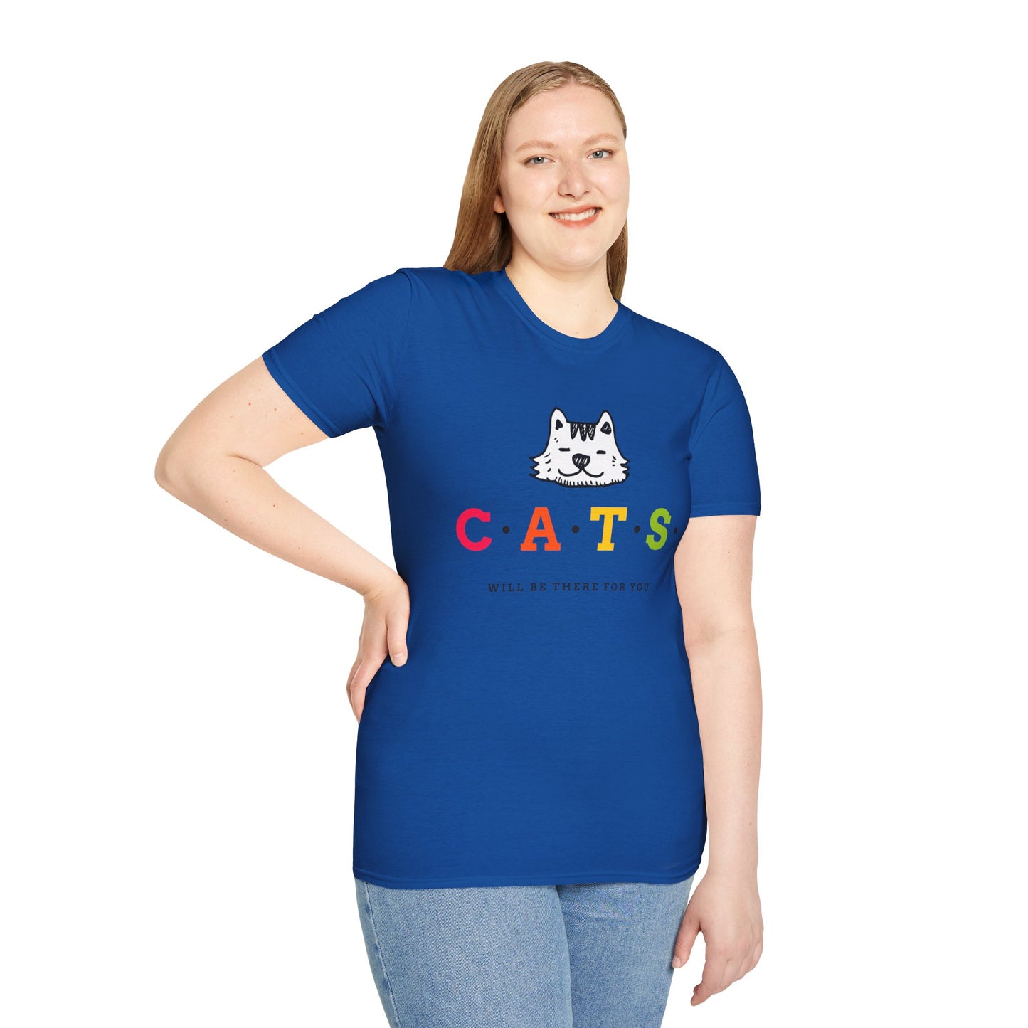 T-shirt "Os gatos estarão lá para você" | Mulheres