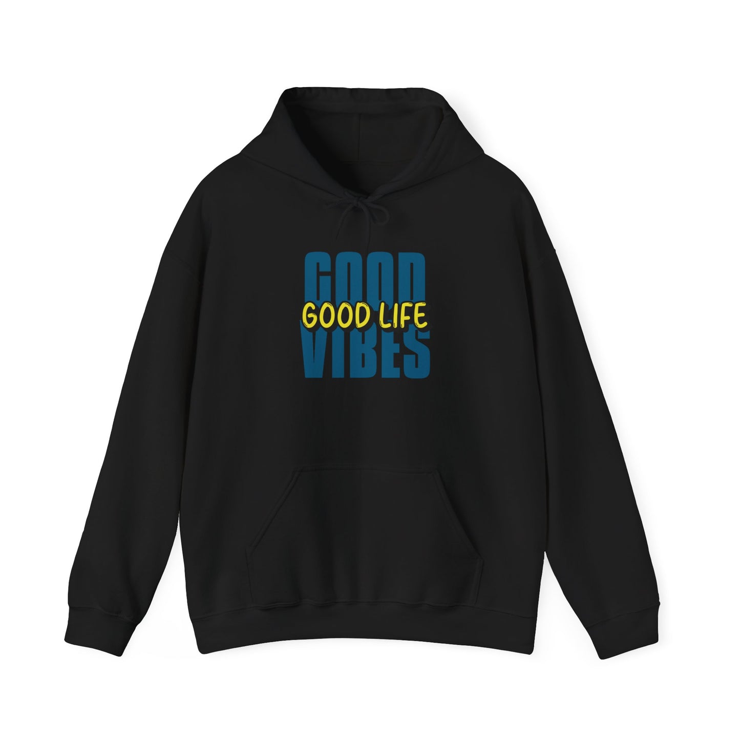 Sweatshirt con capucha "Good Vibes, Good Life" - Woman