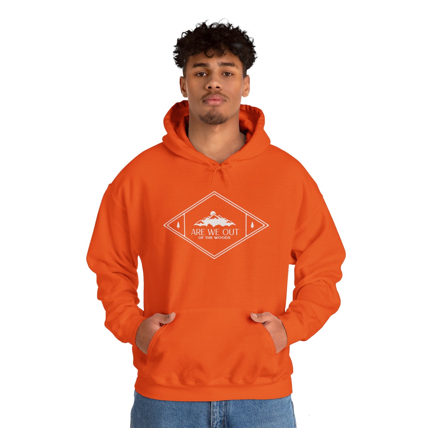 Hooded Sweatshirt "Are we out of the woods" - Man