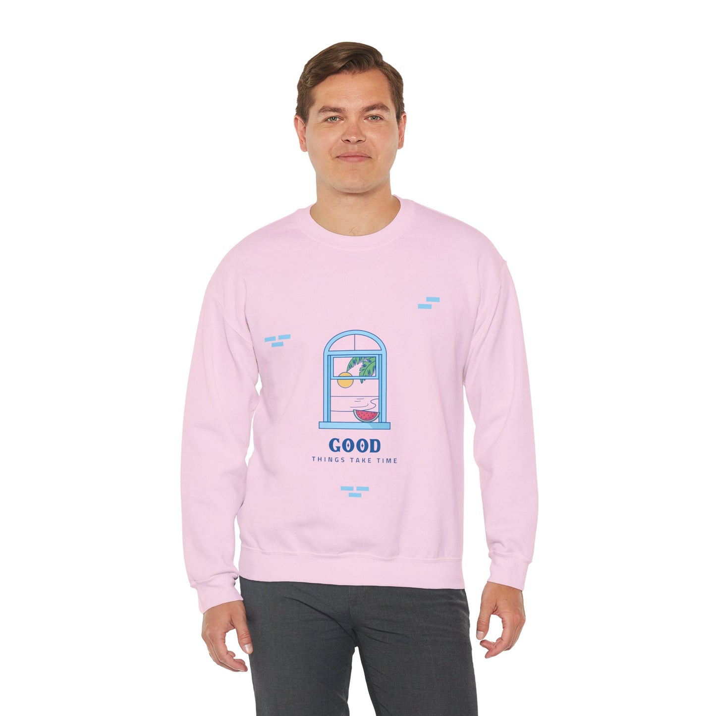 Sweatshirt "Good Things Take Time" - Men