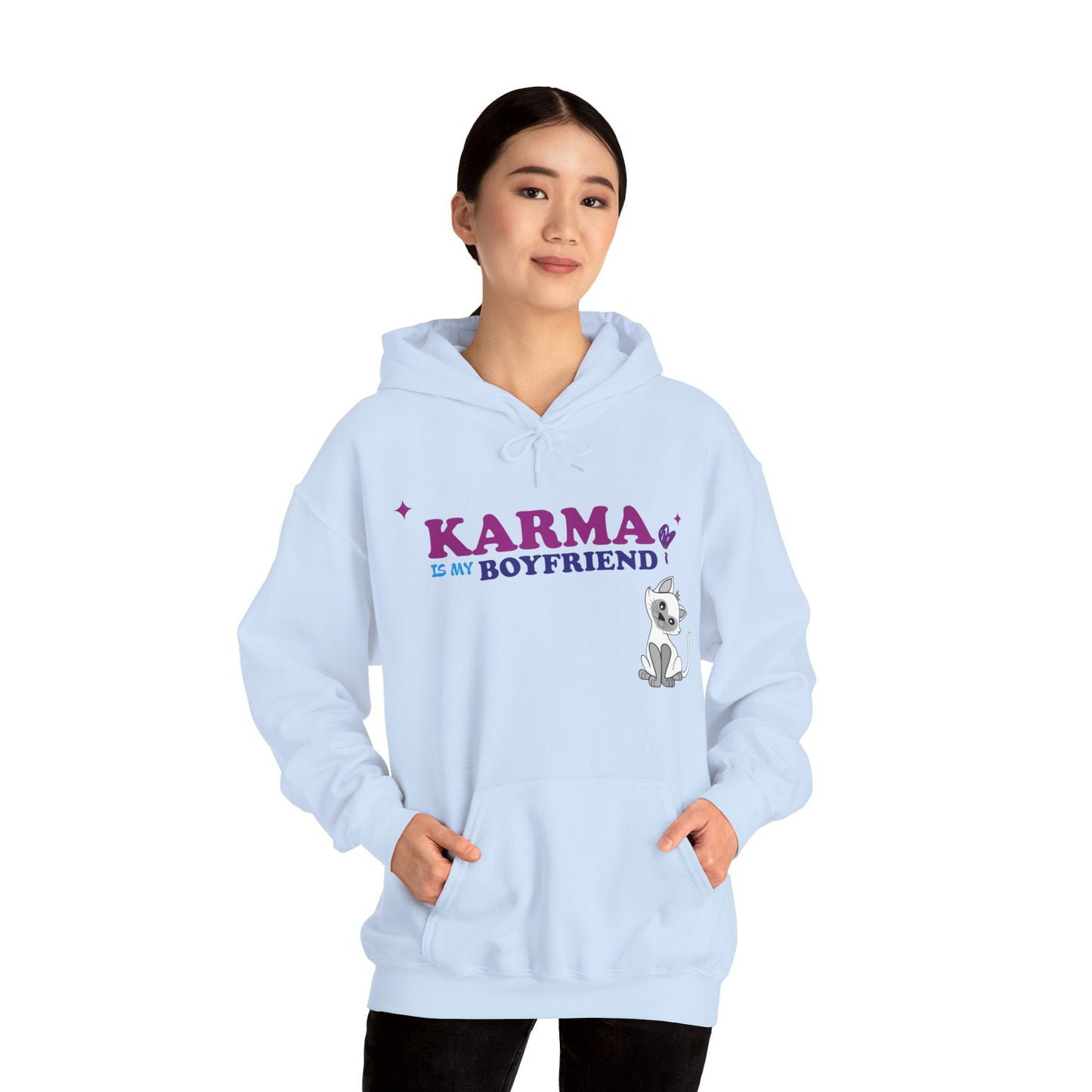 Sweatshirt "Karma Is My Boyfriend" - Mulher