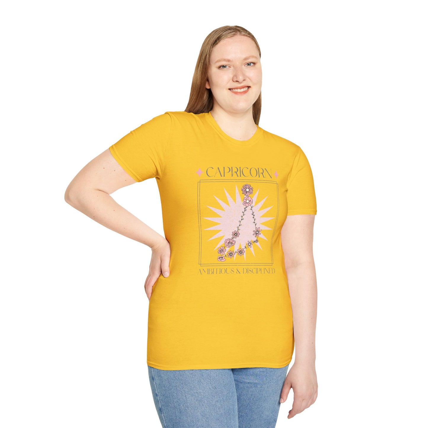 T-Shirt "Capricorn: Ambitious &amp; Disciplined" - Women