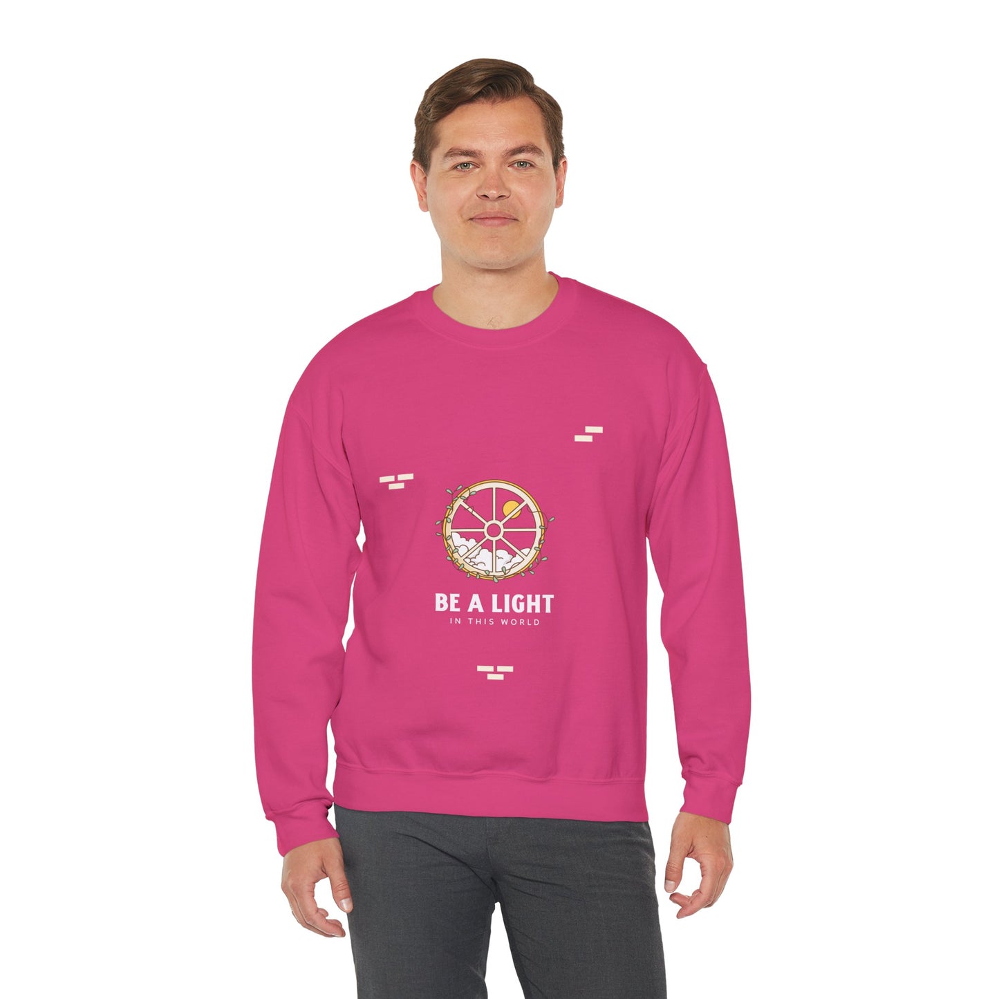 Sweatshirt "Be a Light in this World" - Men