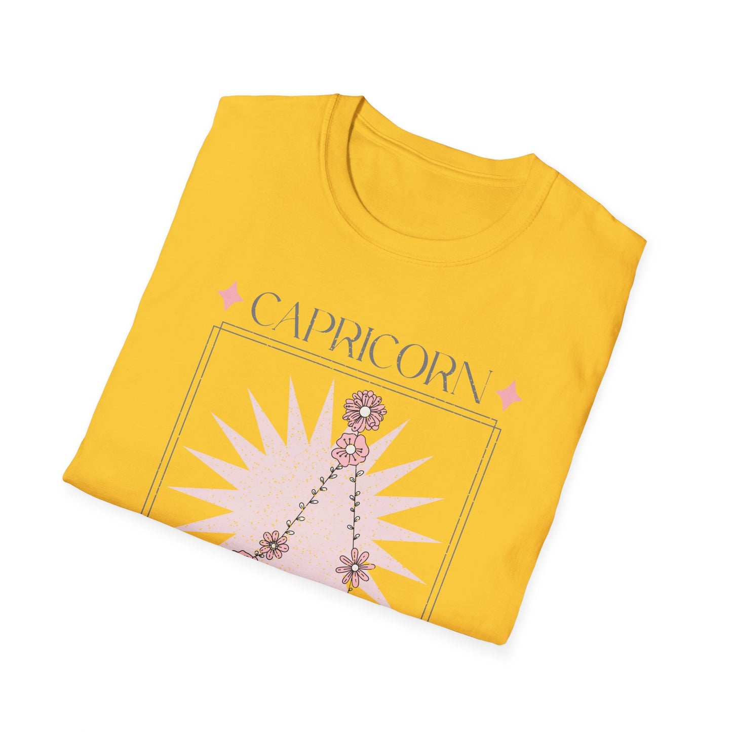 T-Shirt "Capricórnio: Ambicioso e Disciplinado" - Mulher