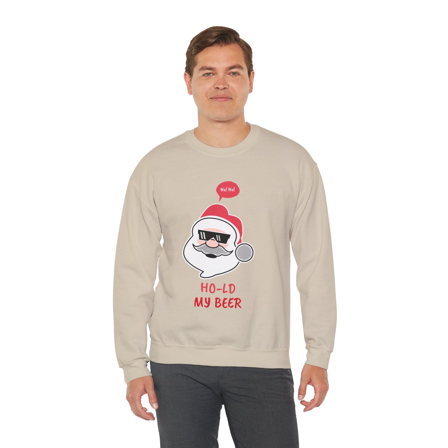 Sweatshirt "Hold my beer" - Homem