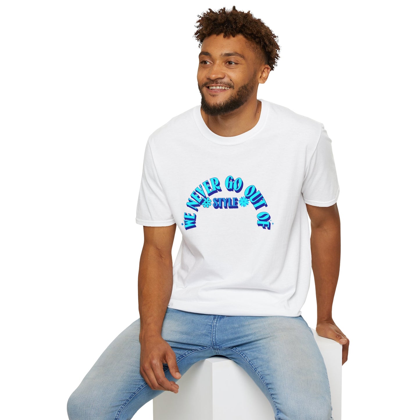 T-Shirt "Nunca saímos de moda" - Homem