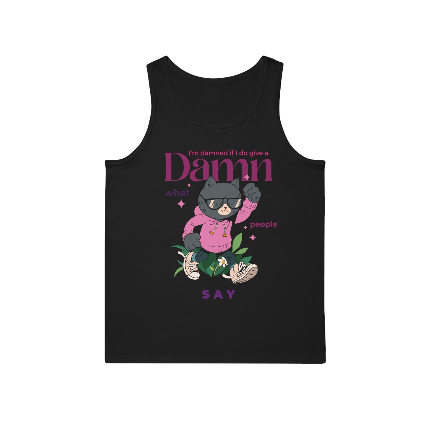 Softstyle™ "I'm Damned if I Do Give a Damn" Tank Top - Taylor's Edition 