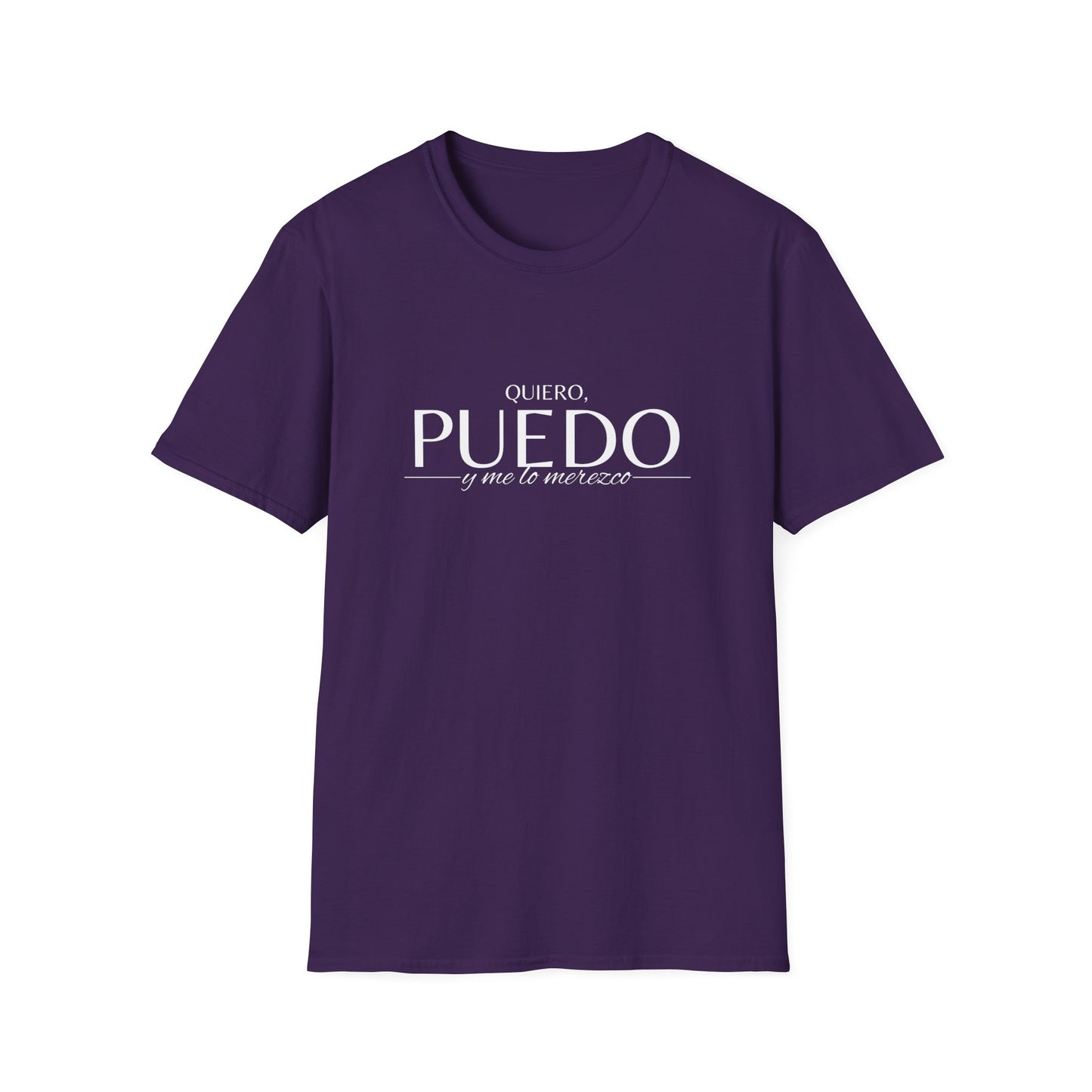 T-Shirt 'Quiero, Puedo y Me lo Merezco'  | Woman  | Reclama lo Mejor del Universo en Romero's