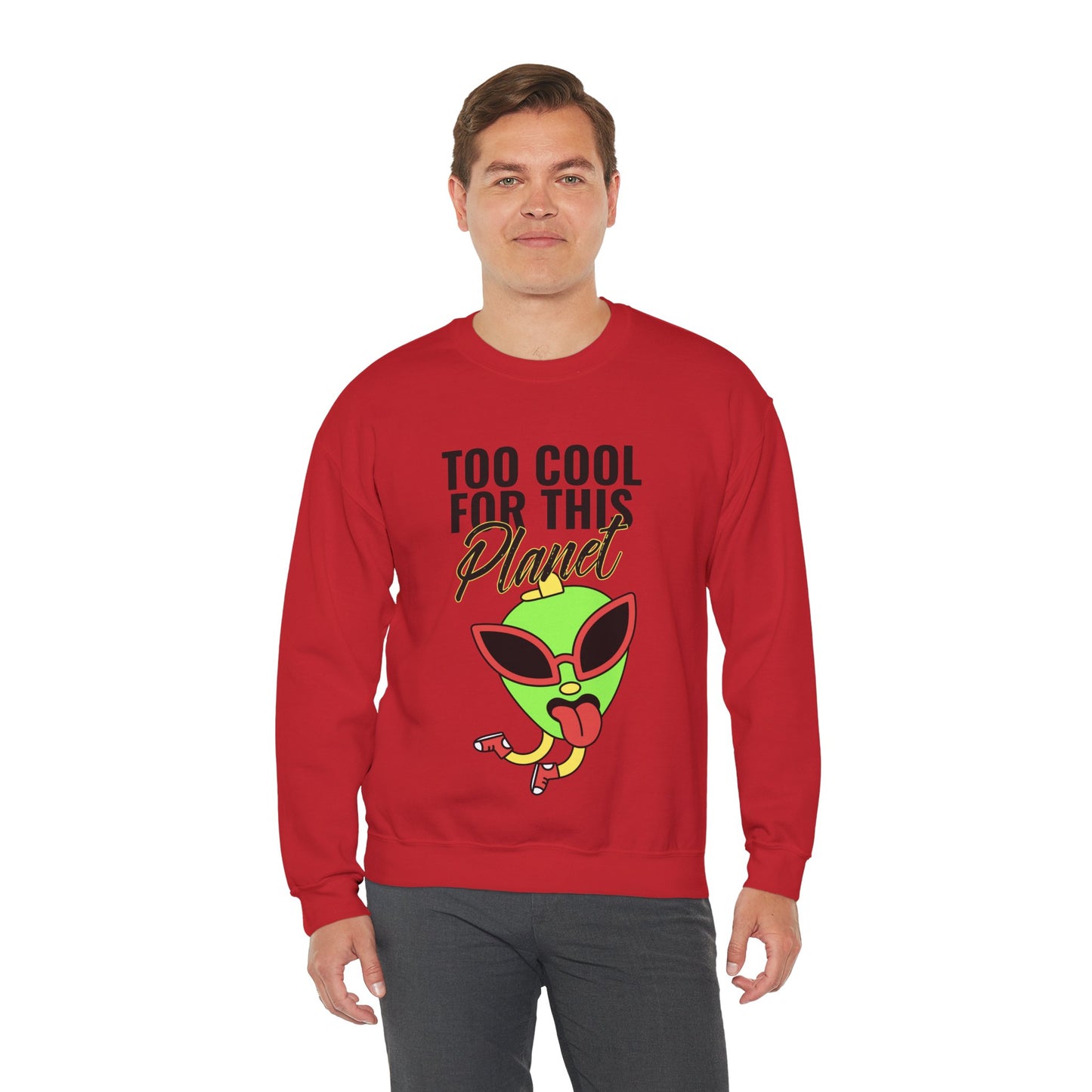 Sweatshirt "Too Cool for this Planet" - Homem