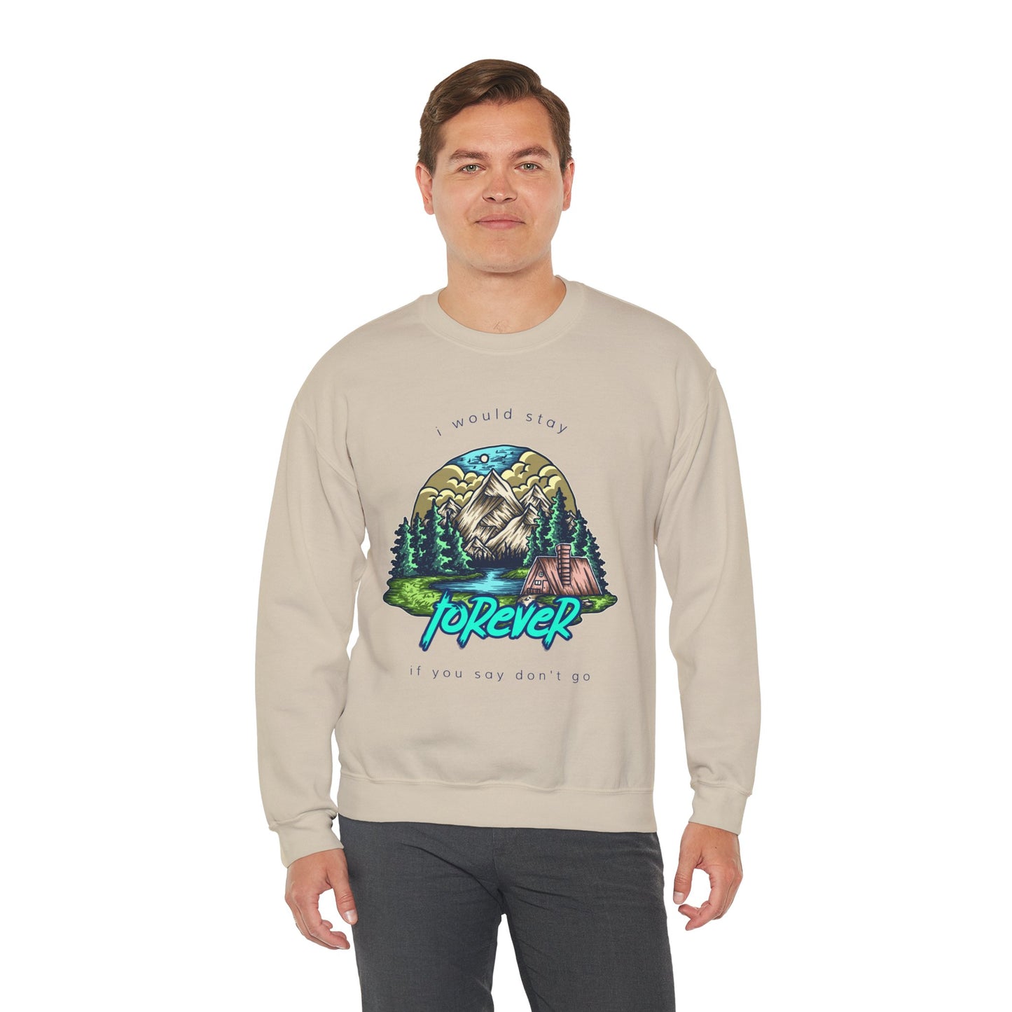 Sweatshirt "Say Don't Go" - Homem