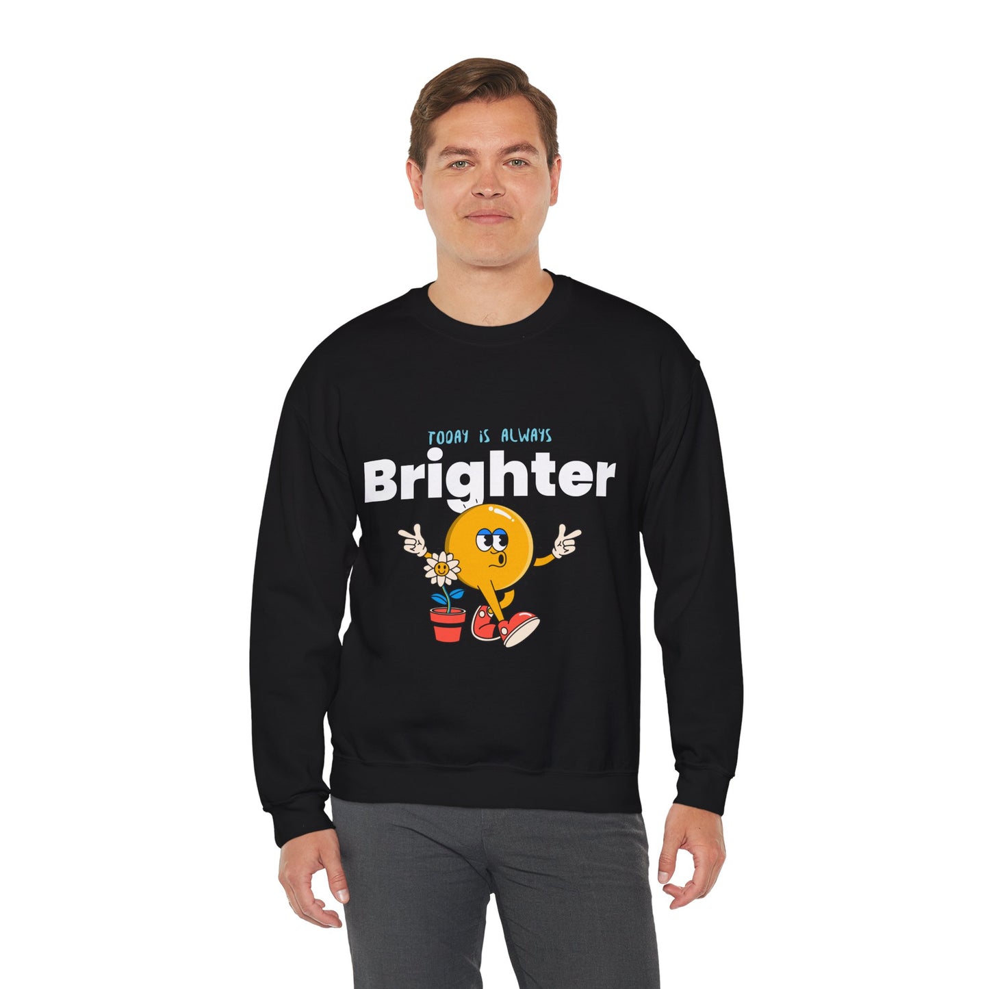 Sweatshirt "Hoje é sempre mais brilhante" - Homem