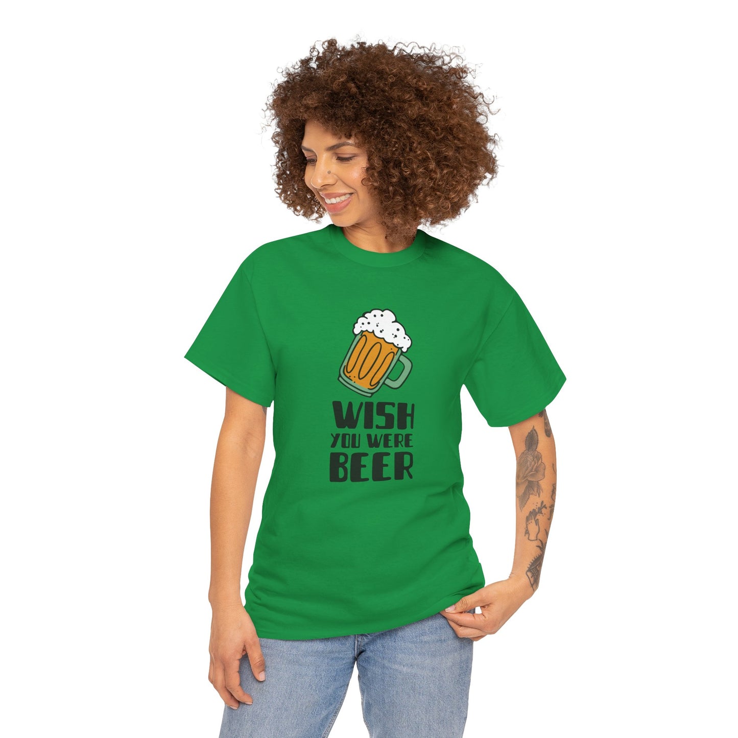 "Wish You Were Beer" Women's T-Shirt - Playful Tee