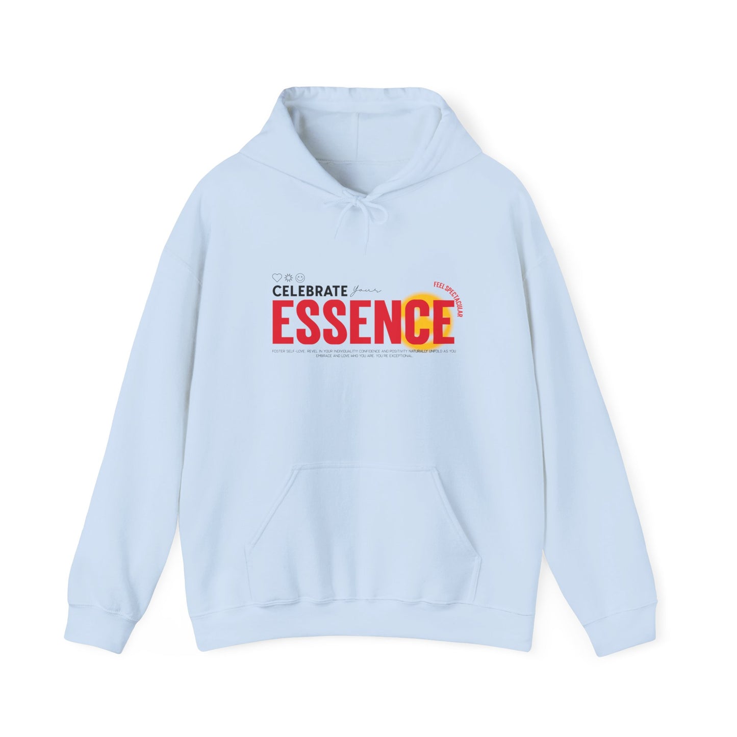 Sweatshirt con capucha "Celebrate your Essence" - Woman