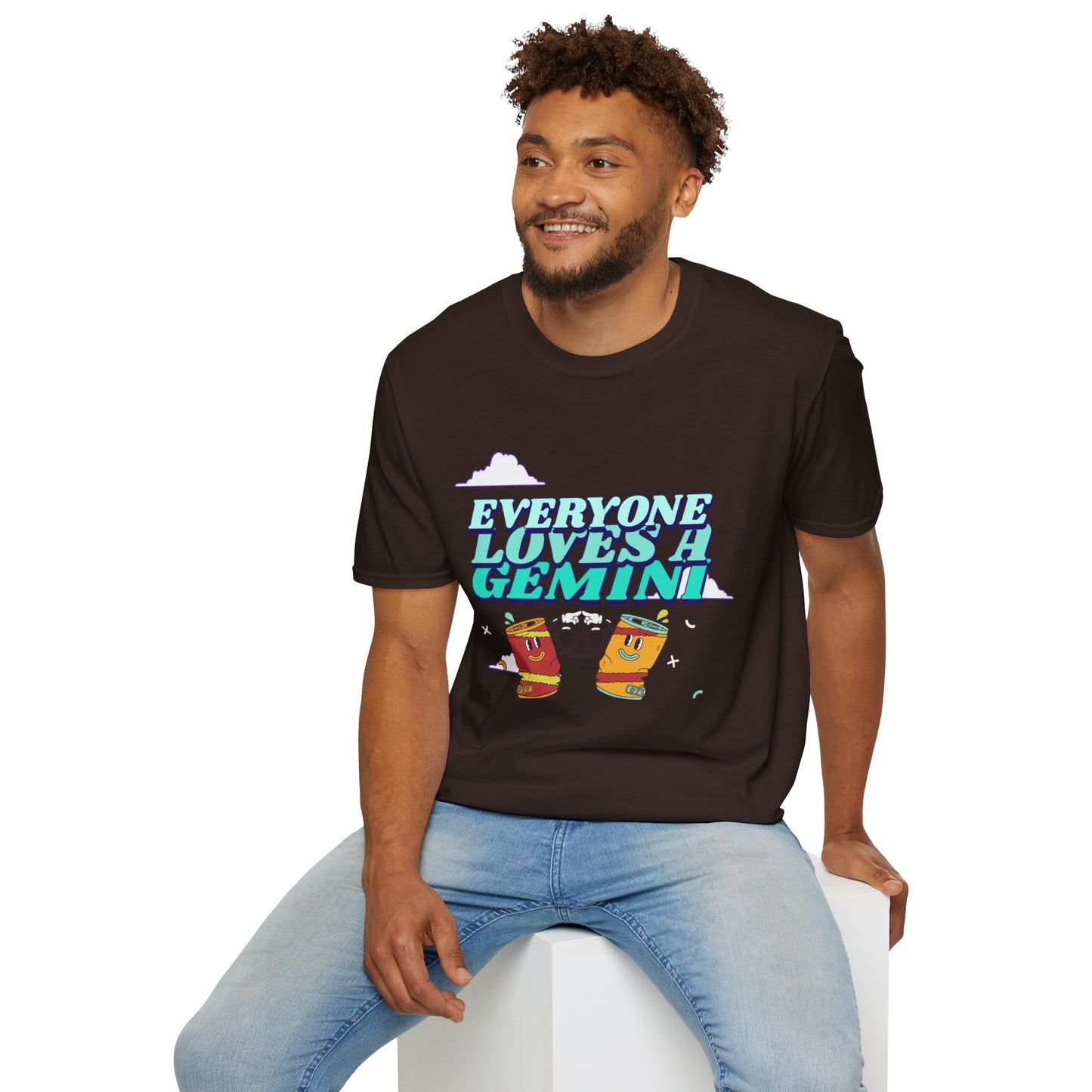 T-Shirt "Todo mundo adora um Gêmeos" - Homem