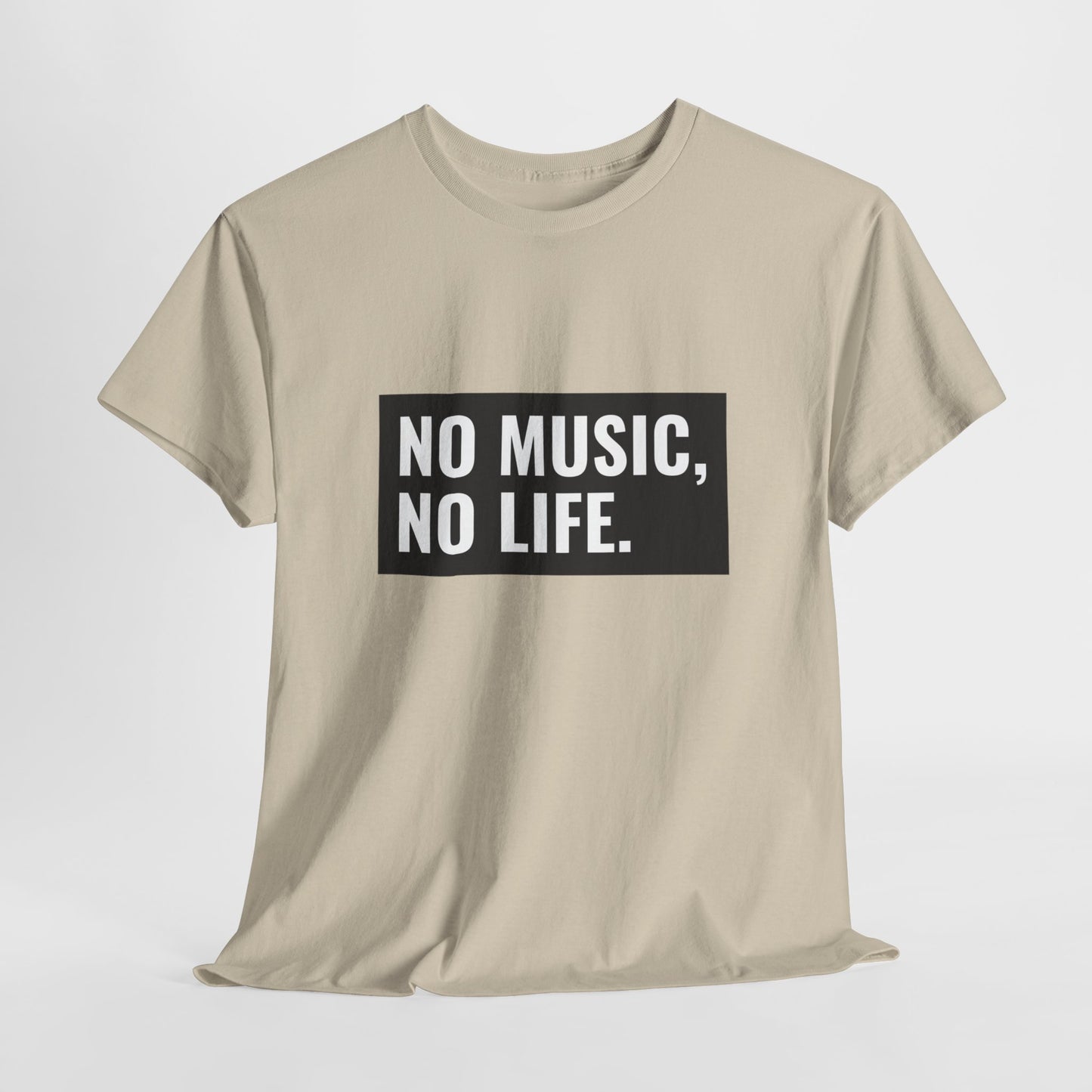 T-shirt - "Nenhuma música, nenhuma vida" | Homens | Romero